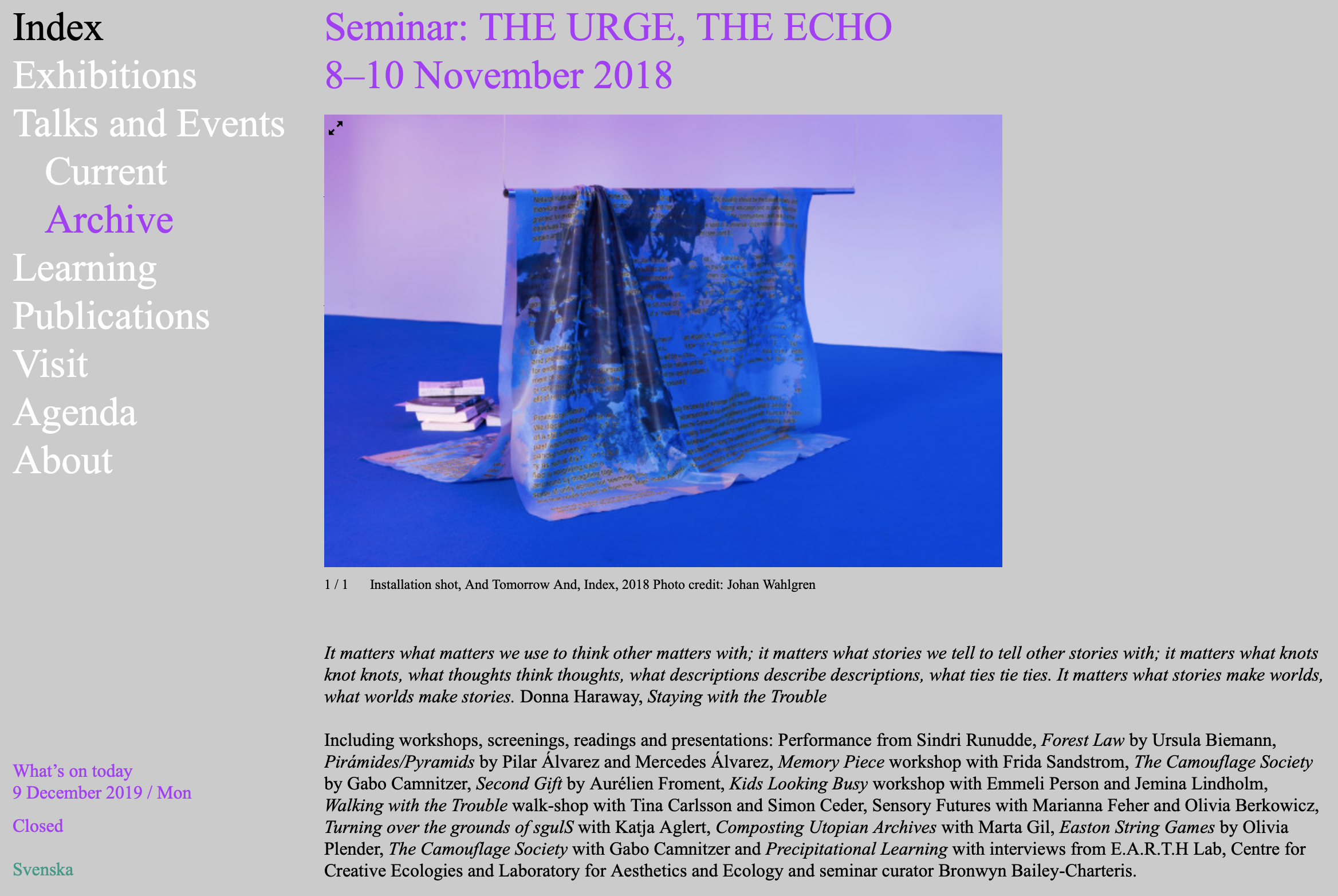  http://indexfoundation.se/talks-and-events/seminar-the-urge-the-echo 