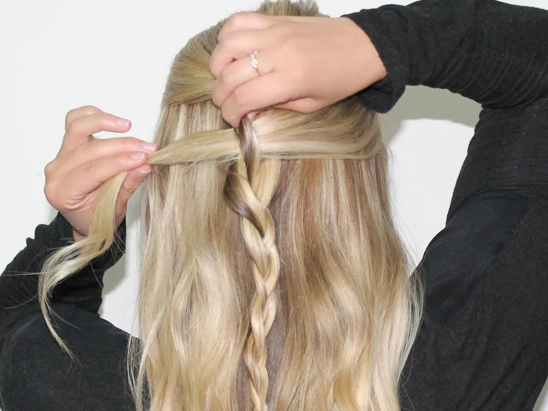 Tutorial: Faux French Braid