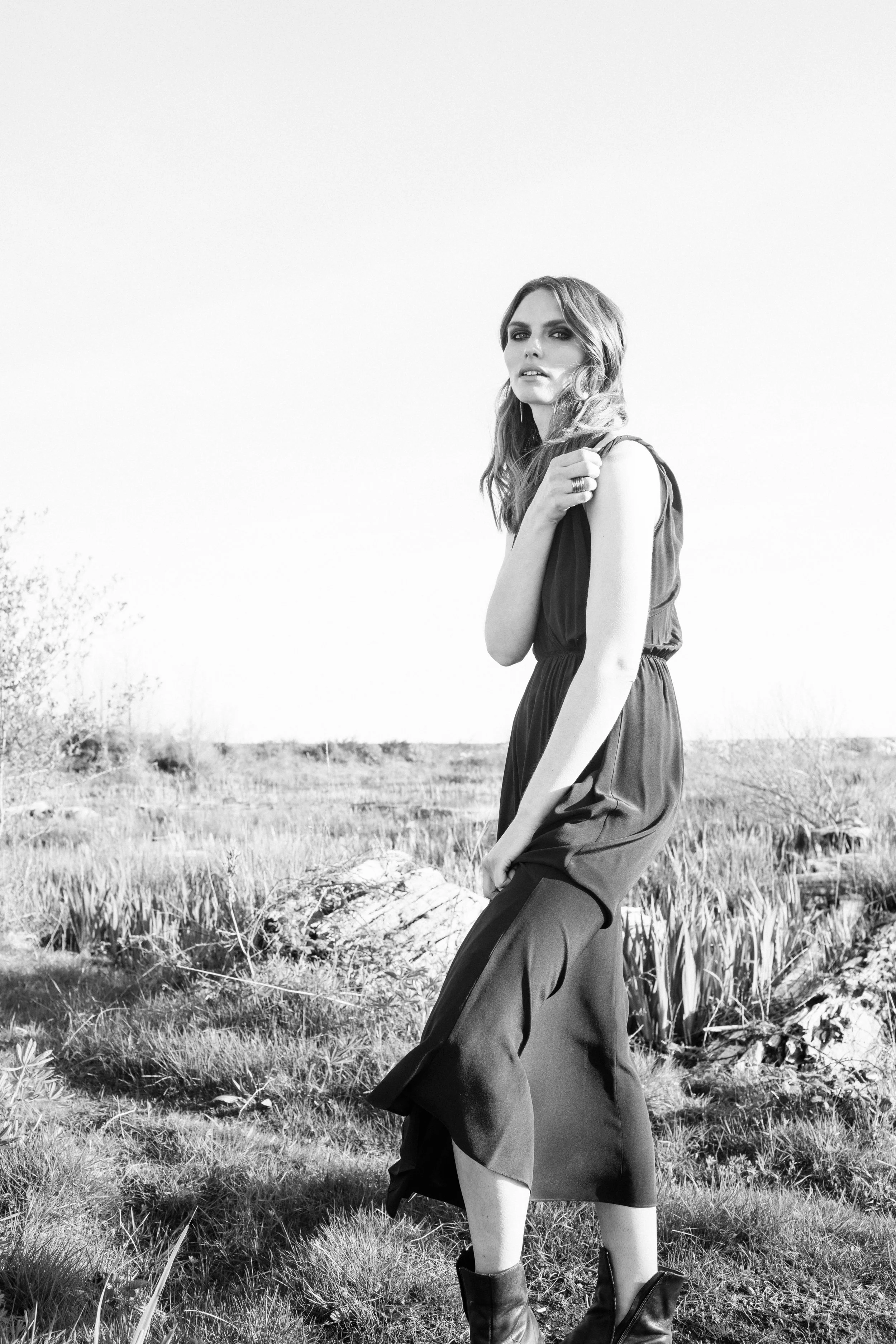 Photographer | Anick Violette Model | Kristy McQuade for Next Models Hair | Sabrina Fetterkind Makeup | Katie Elwood using NARS cosmetics Nails & Makeup Assistant | Carol Hung Clothing | Rebecca Bree Boutique & Misch Boutique