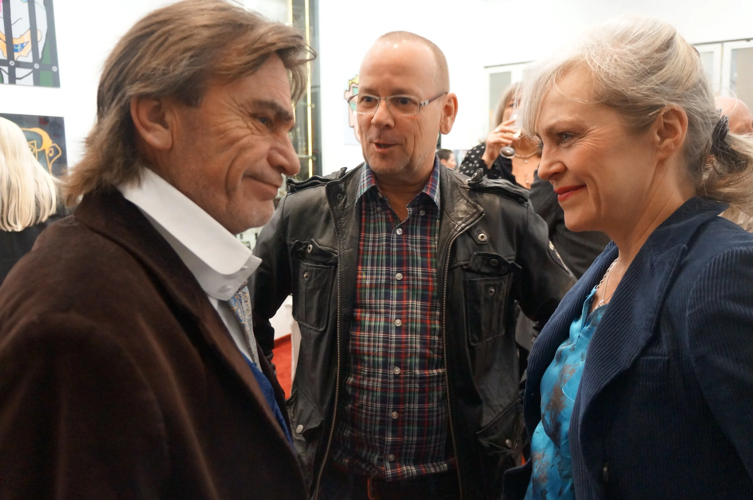 artist Anton Fuchs, Thomas von Klettenberg, actress April Hailer