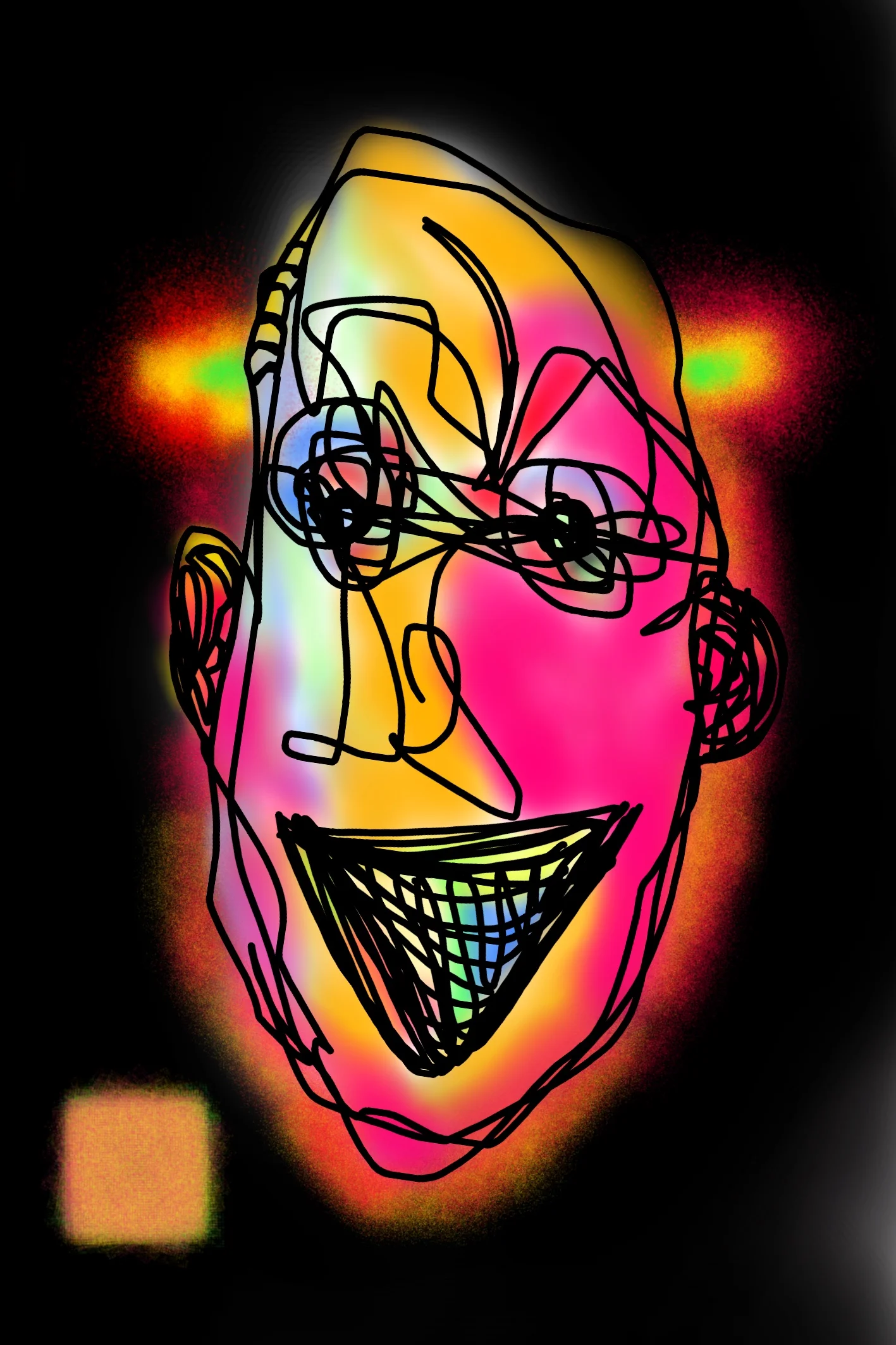  “My Friendly Anesthetist” Mixed media  copyright by Thomas von Klettenberg 