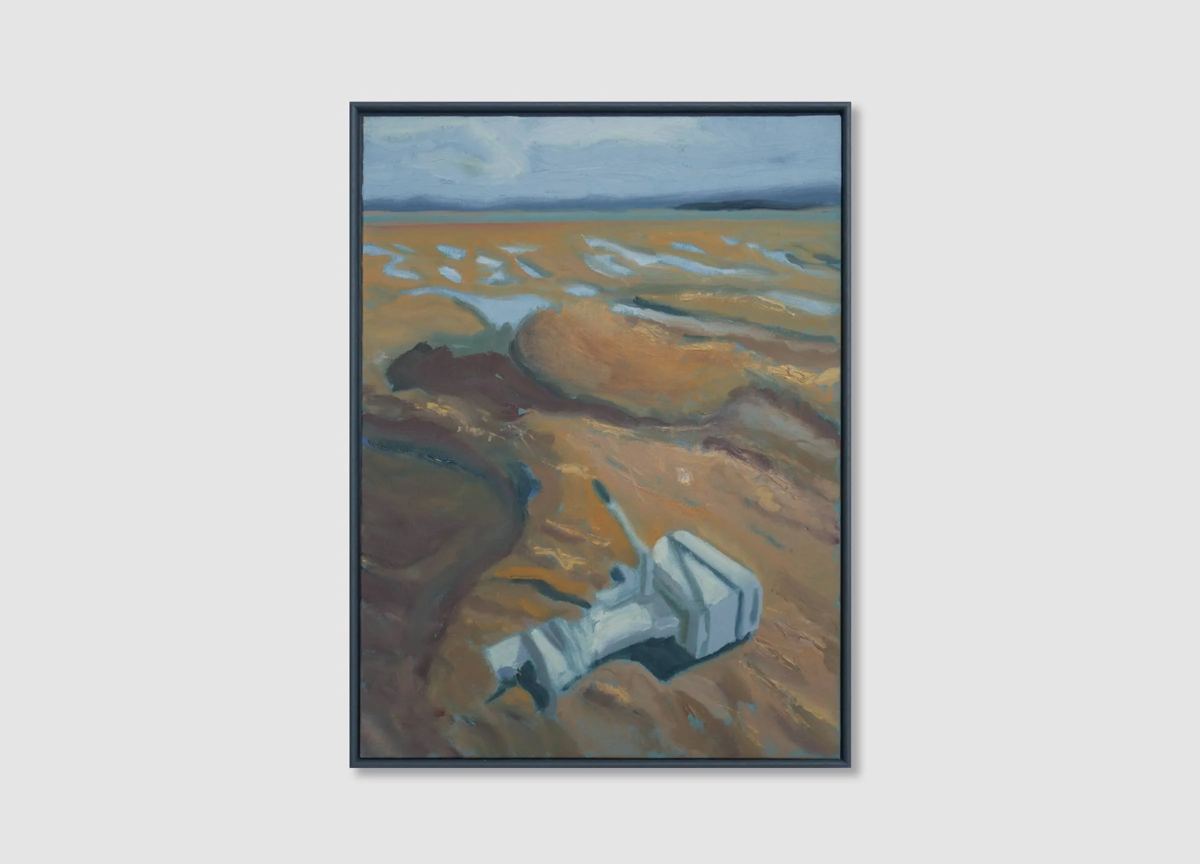 divided.steam.reform 2024 Oil on canvas panel 40x30cm