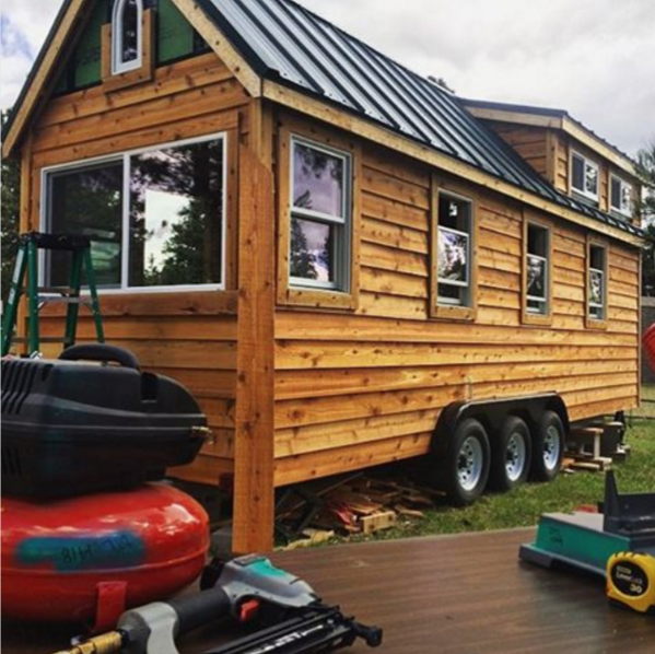 Tiny home built by a walkin’ man.