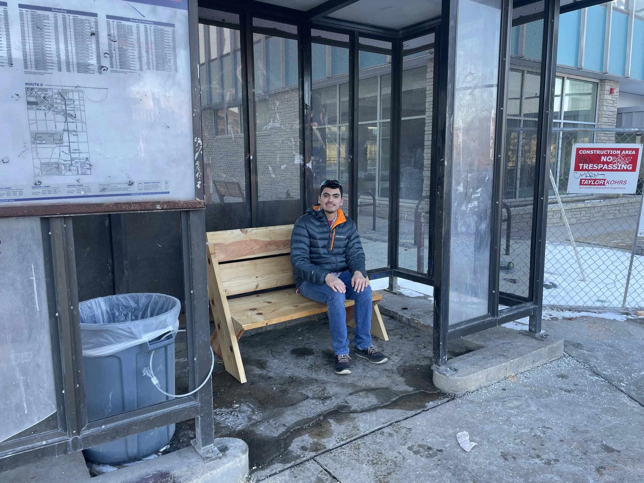 Be Kind Bench Workshop - Building Recycled Bus Benches for Denver