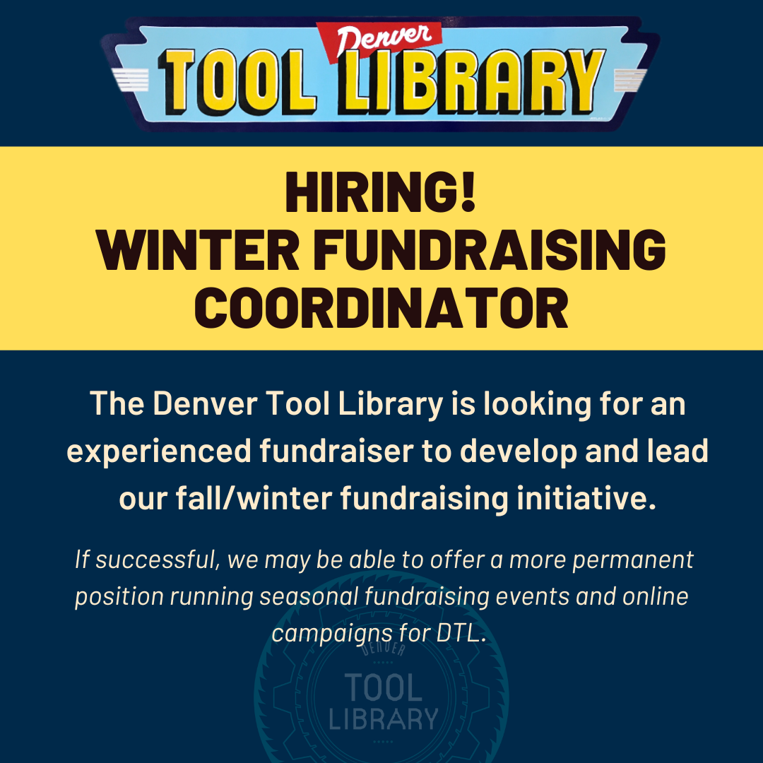 We're Hiring! Winter Fundraising Coordinator
