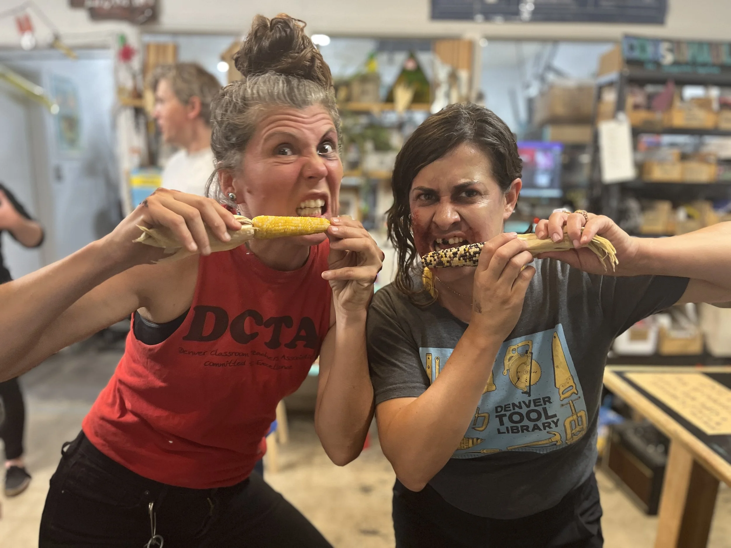 The Shop is (officially) Scary. Volunteer Halloween Party!