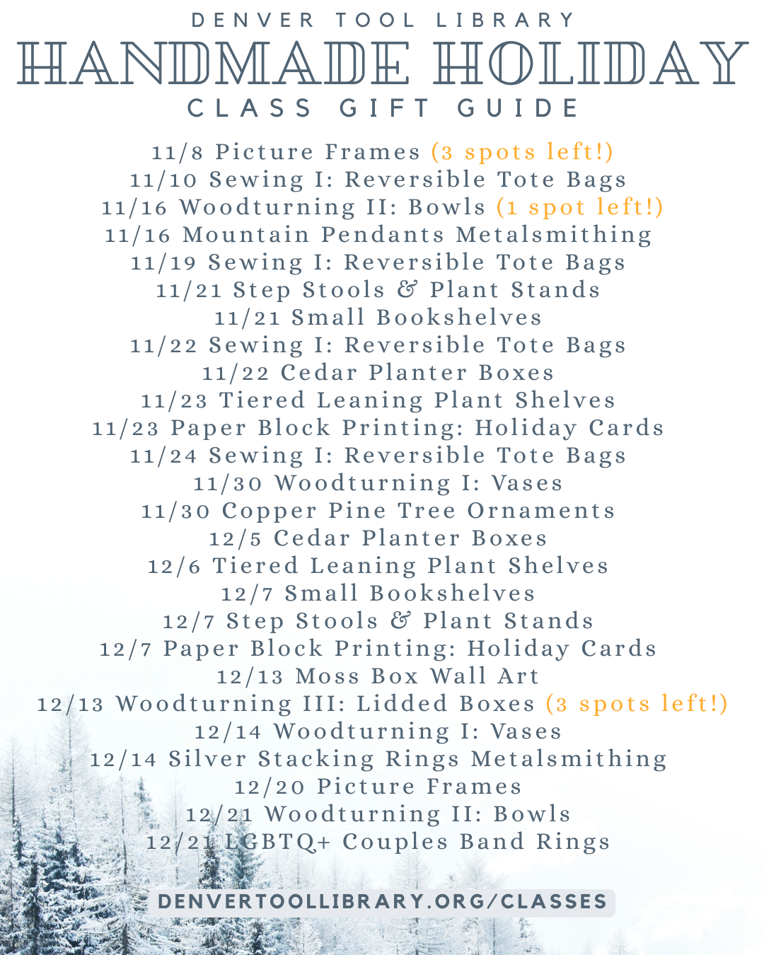 Handmade Holiday Class Gift Guide 2025
