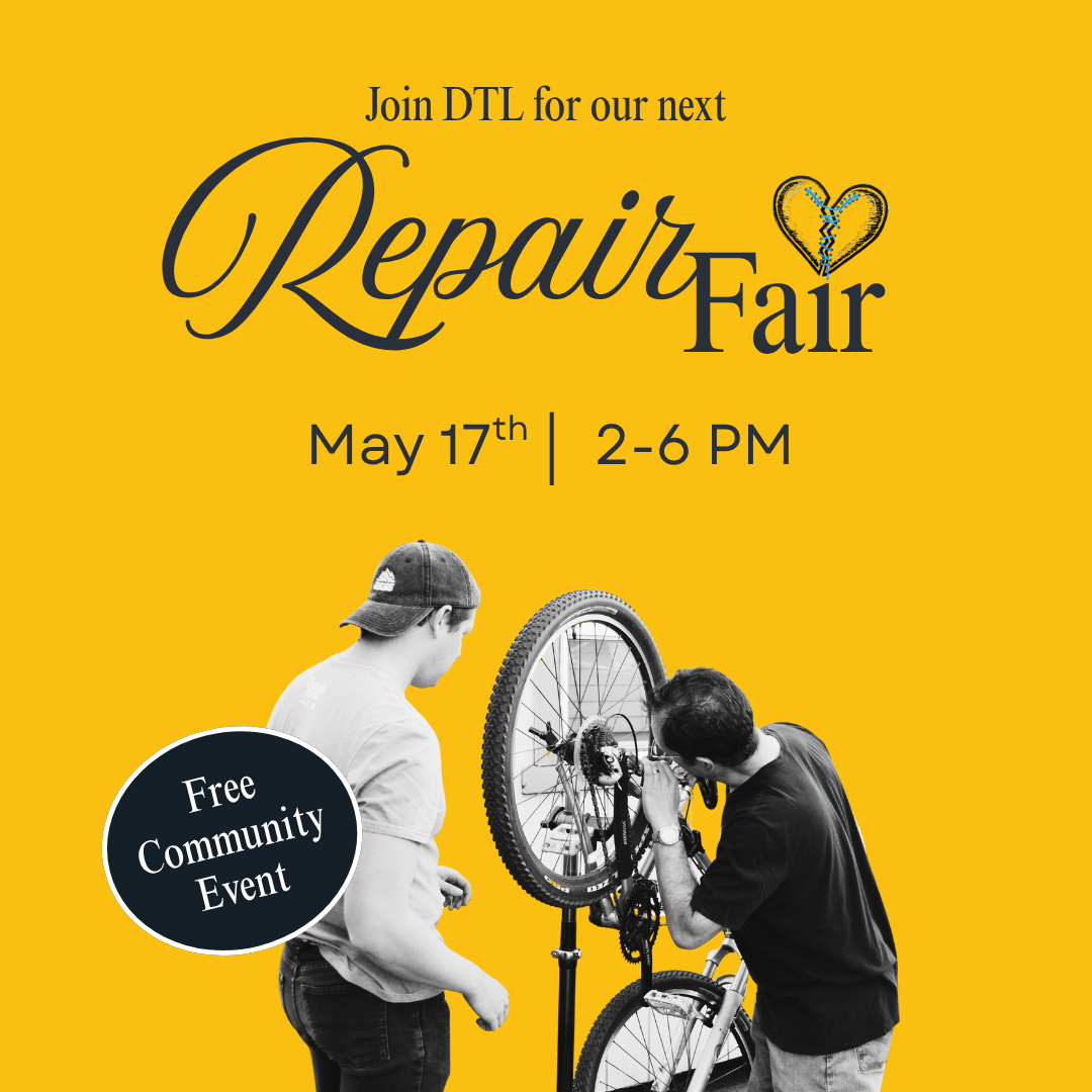 Next Repair Fair is May 17th! Register Now for Free