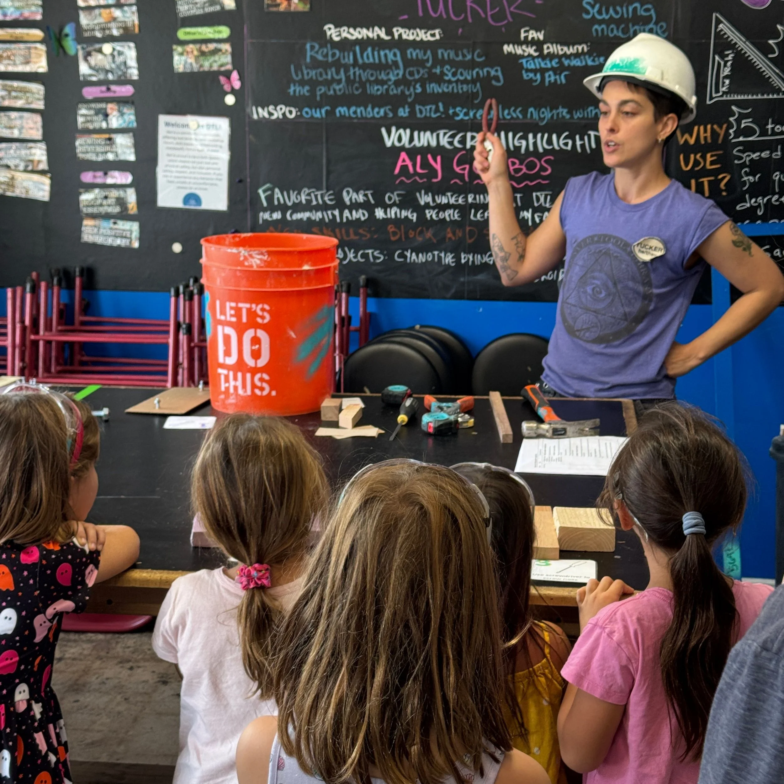 Tinies w/ Tools: Our Youngest Visitors Yet!