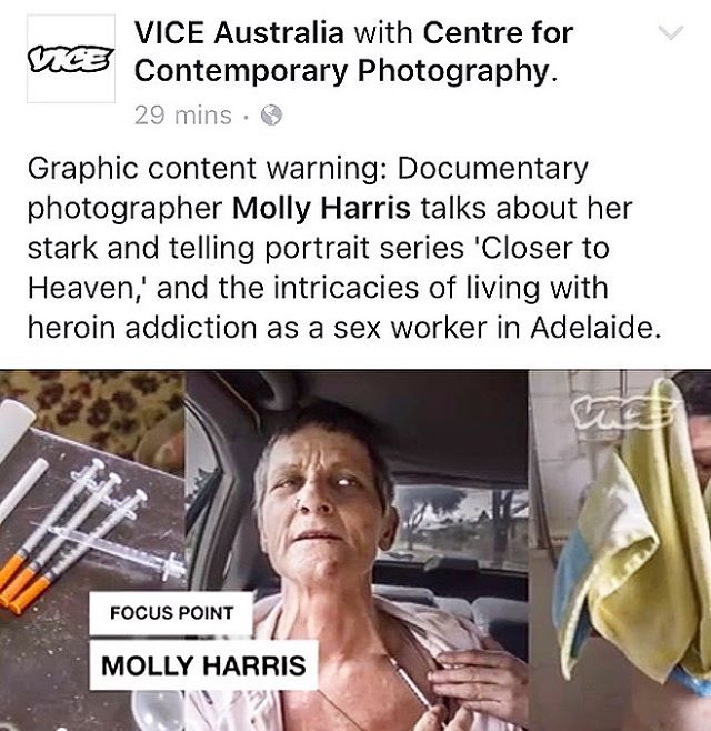 Focus Point with VICE Australia on my work Closer to Heaven. Go to Vice Australia's FB to watch! Link in bio. #viceaustralia #mollyharrisphotography #mollyharrisphoto #documentaryphotography #photography #closertoheaven #vice