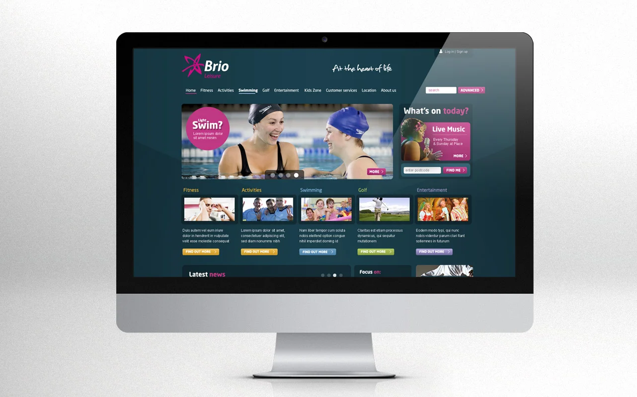 Brio Homepage UI