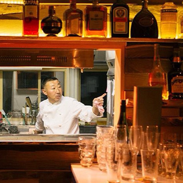 Chef YOSHI of Luckyfingers  #nyc #annupuri #niseko #tribeca #megu #wagyu