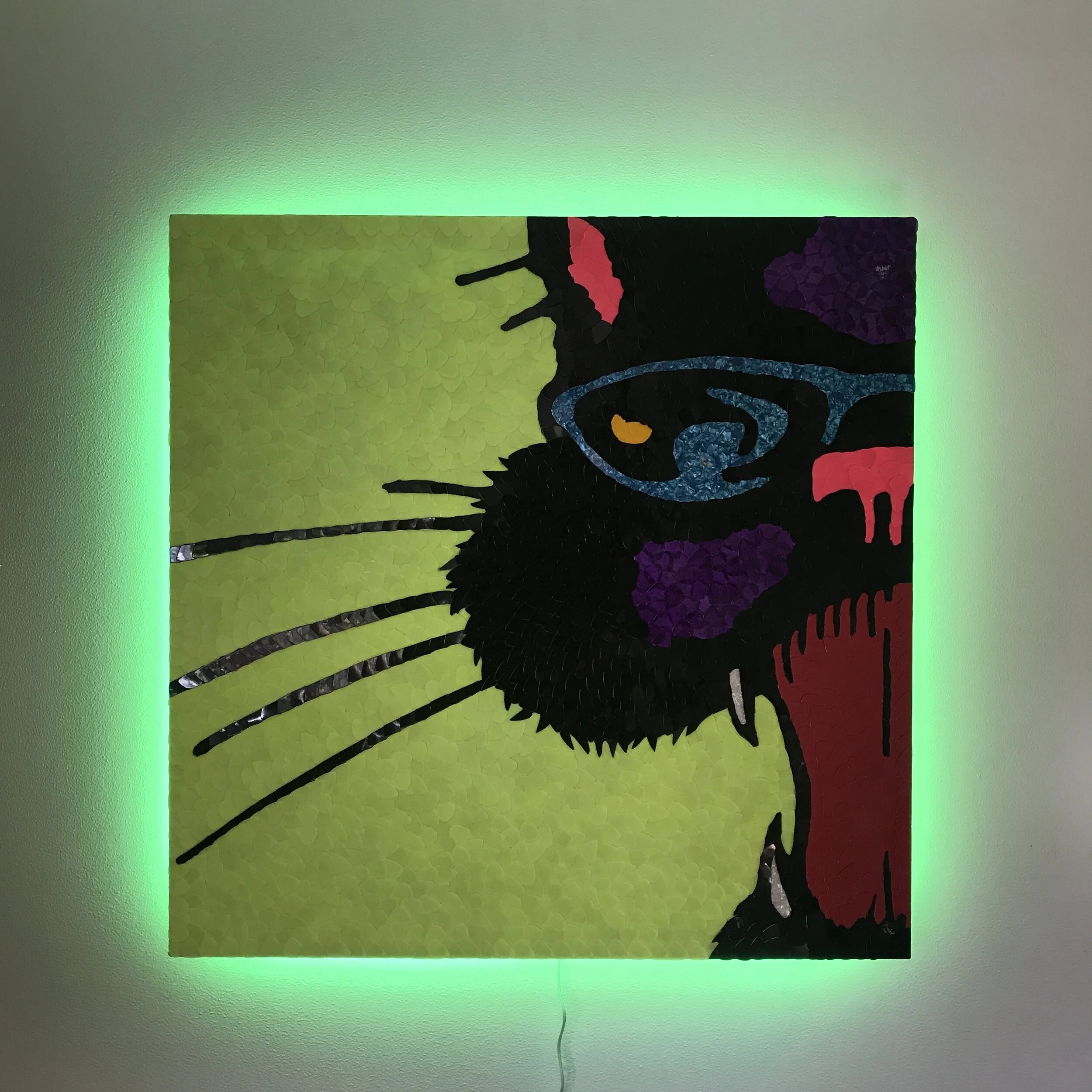 Blues Traveler Cat (Neon)