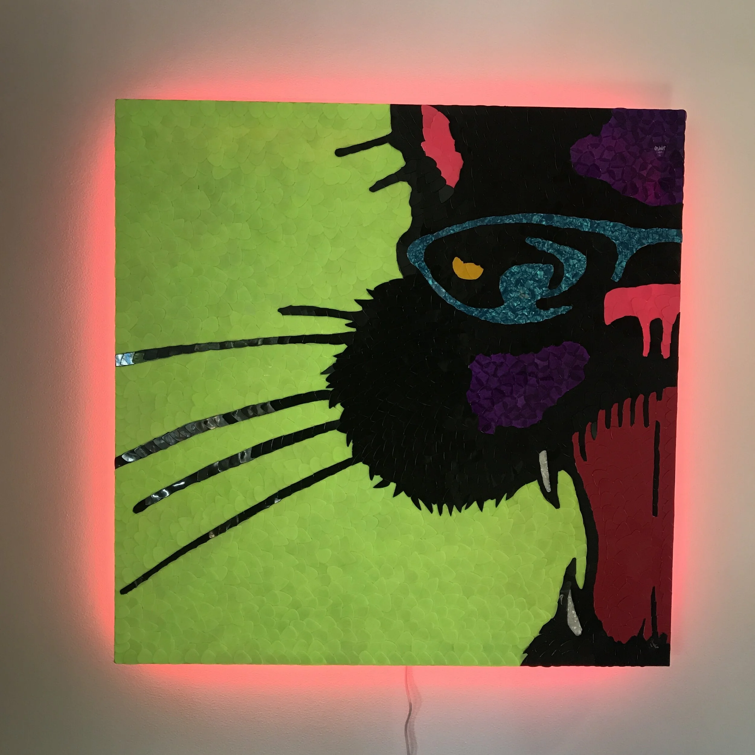 Blues Traveler Cat (Neon)