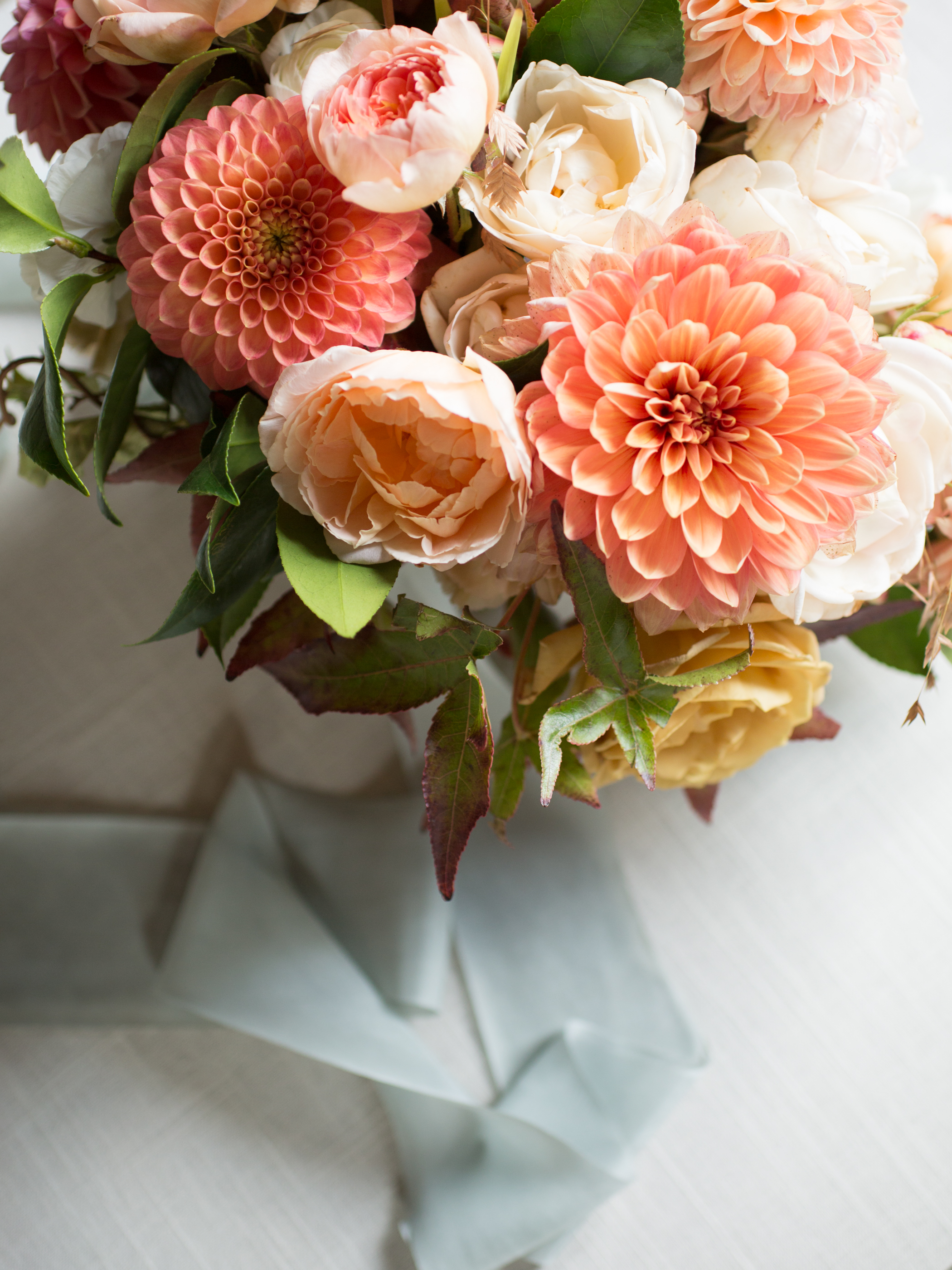 Wild Green Yonder Dahlia Bouquet