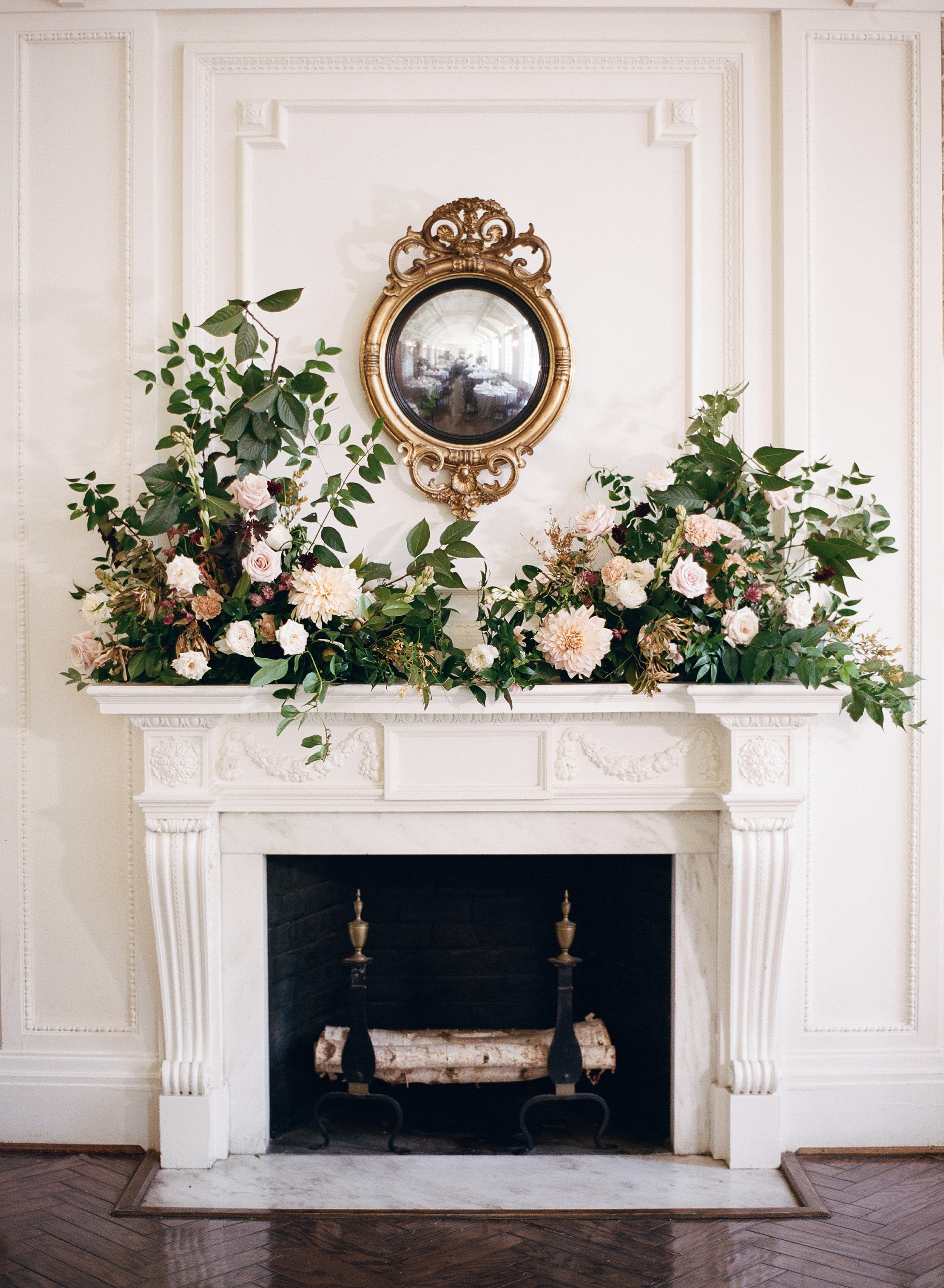 DAR Mantel Flowers by Wild Green Yonder