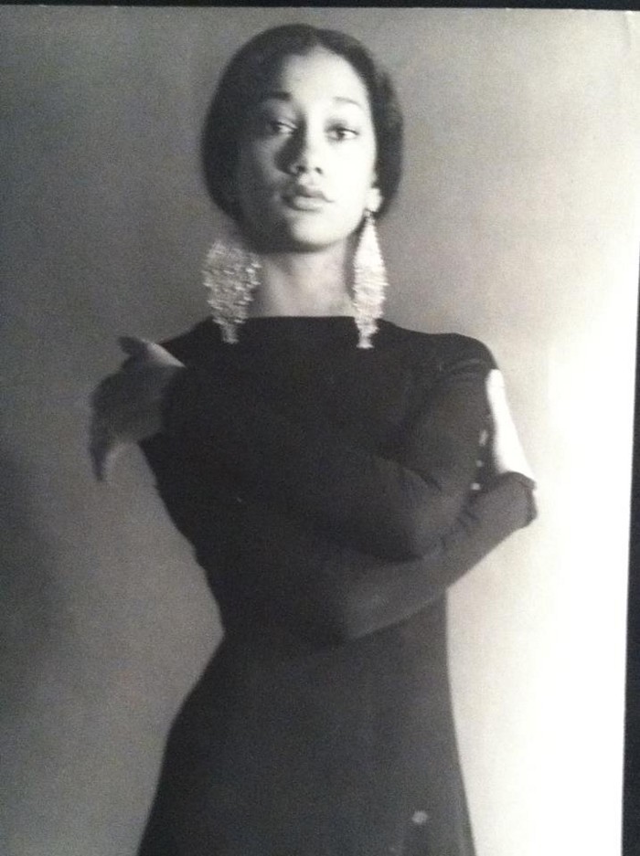 The author's mom as a young woman. 