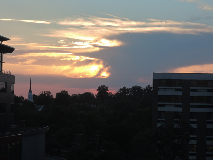 It was a great show. Closing out this beautiful day was one glorious sunset. I do so love a good sunset!
