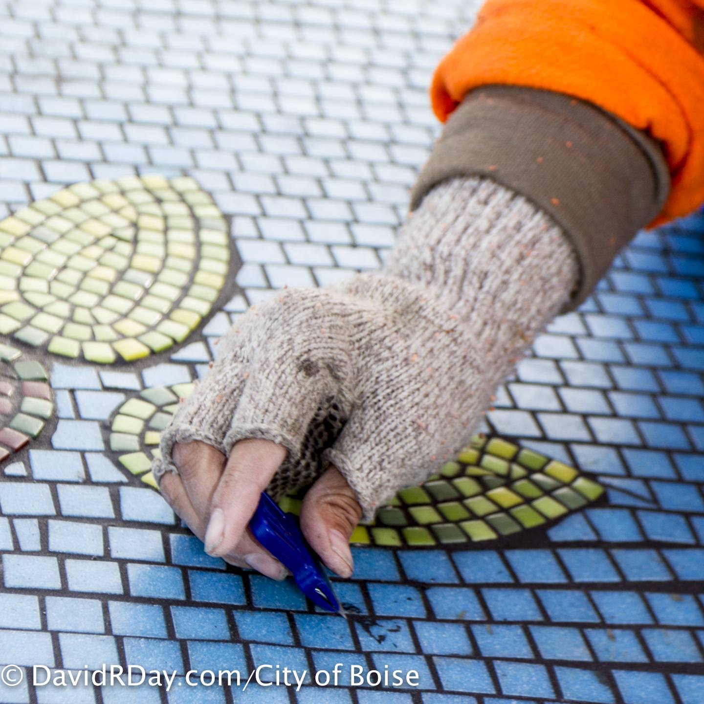 Artist at work (for Boise City)