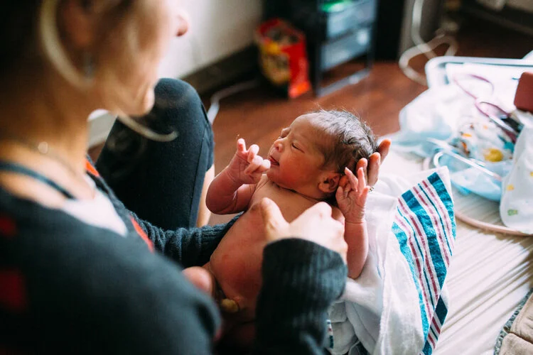 when a baby is born at home....
