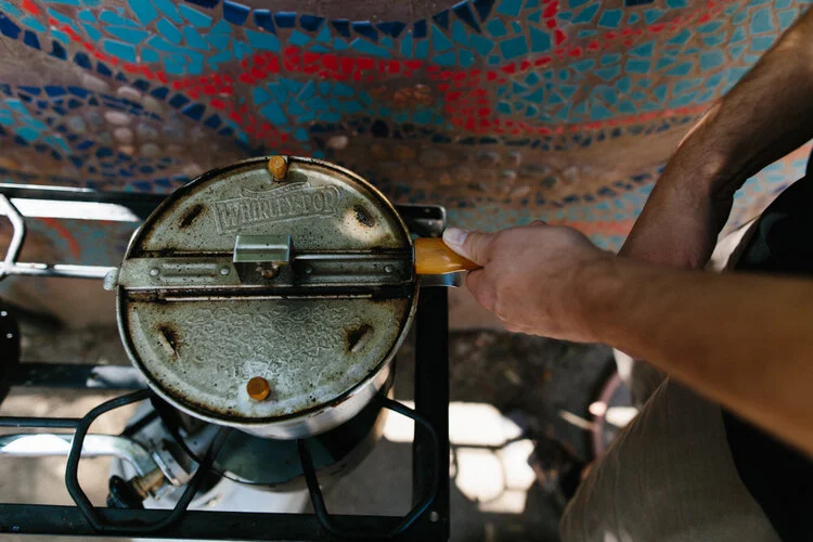 a brief "séjour" in the hills + coffee roasting
