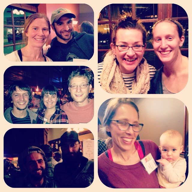 Beautiful farmers at the CSA Farmer Happy Hour!