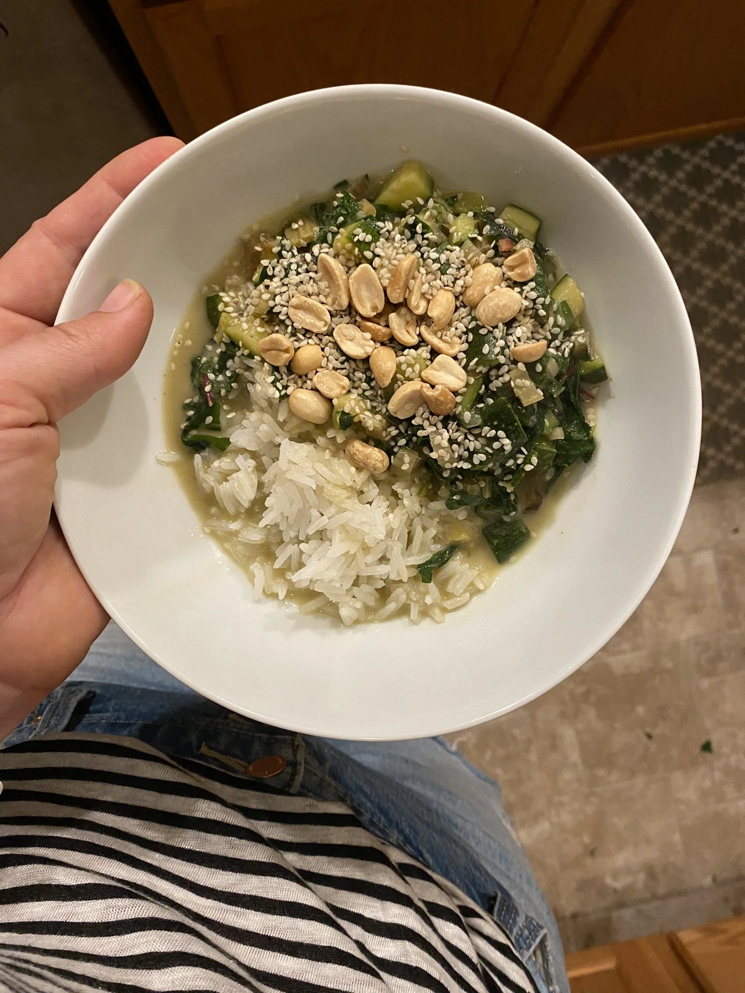 ZUCCHINI &amp; RAINBOW CHARD GREEN CURRY