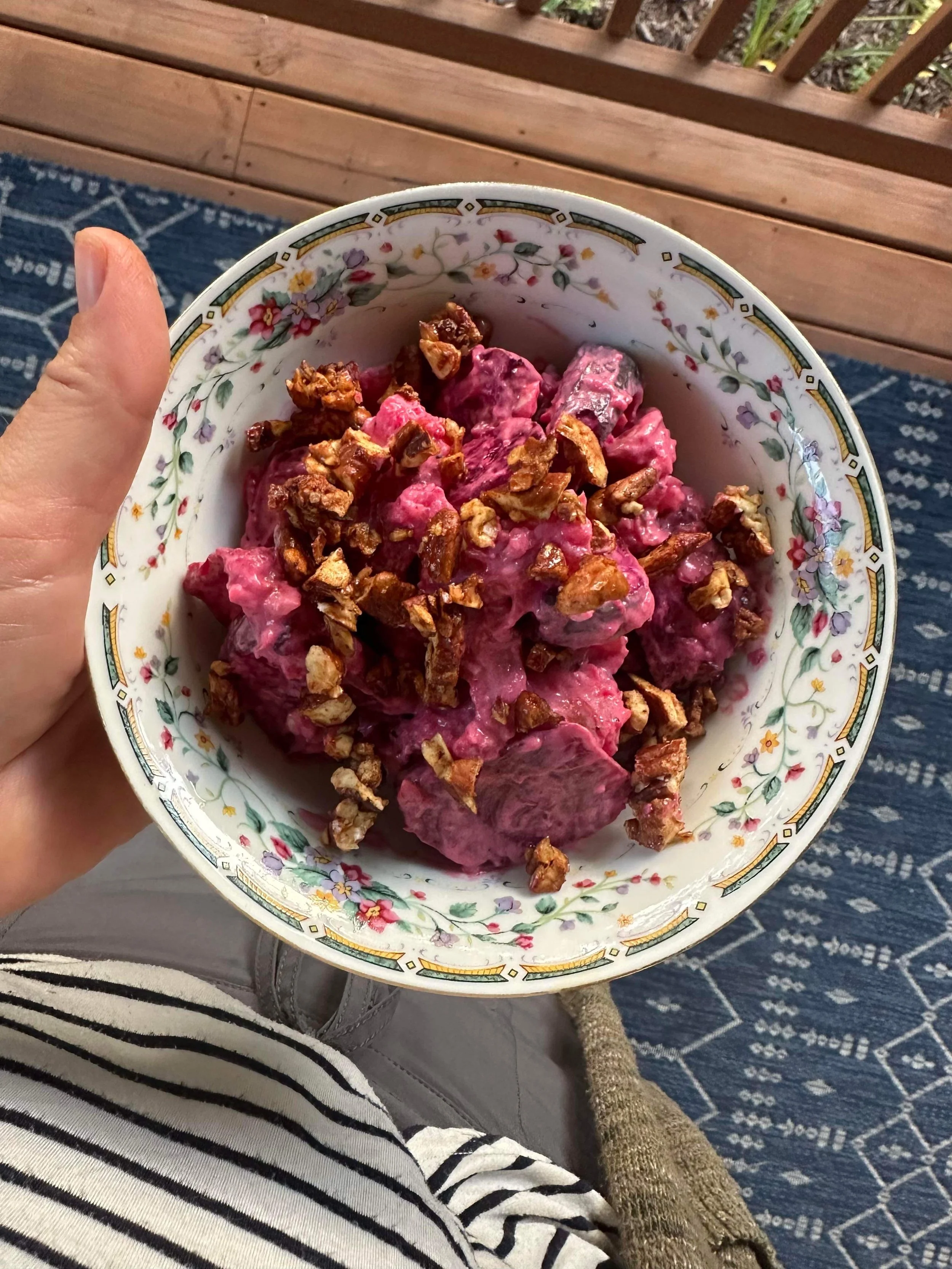 ROASTED FALL ROOT SALAD WITH YOGURT
