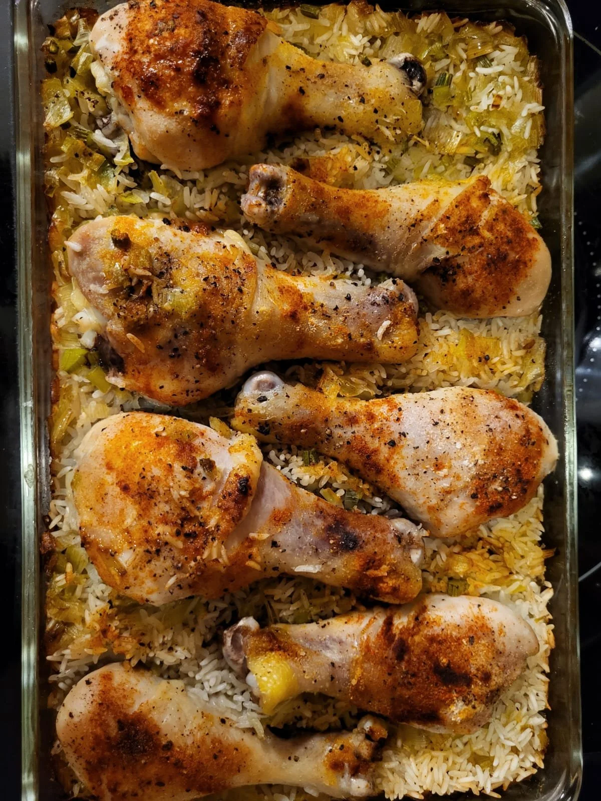 ONE PAN CHICKEN &amp; RICE WITH LEEKS AND CELERY