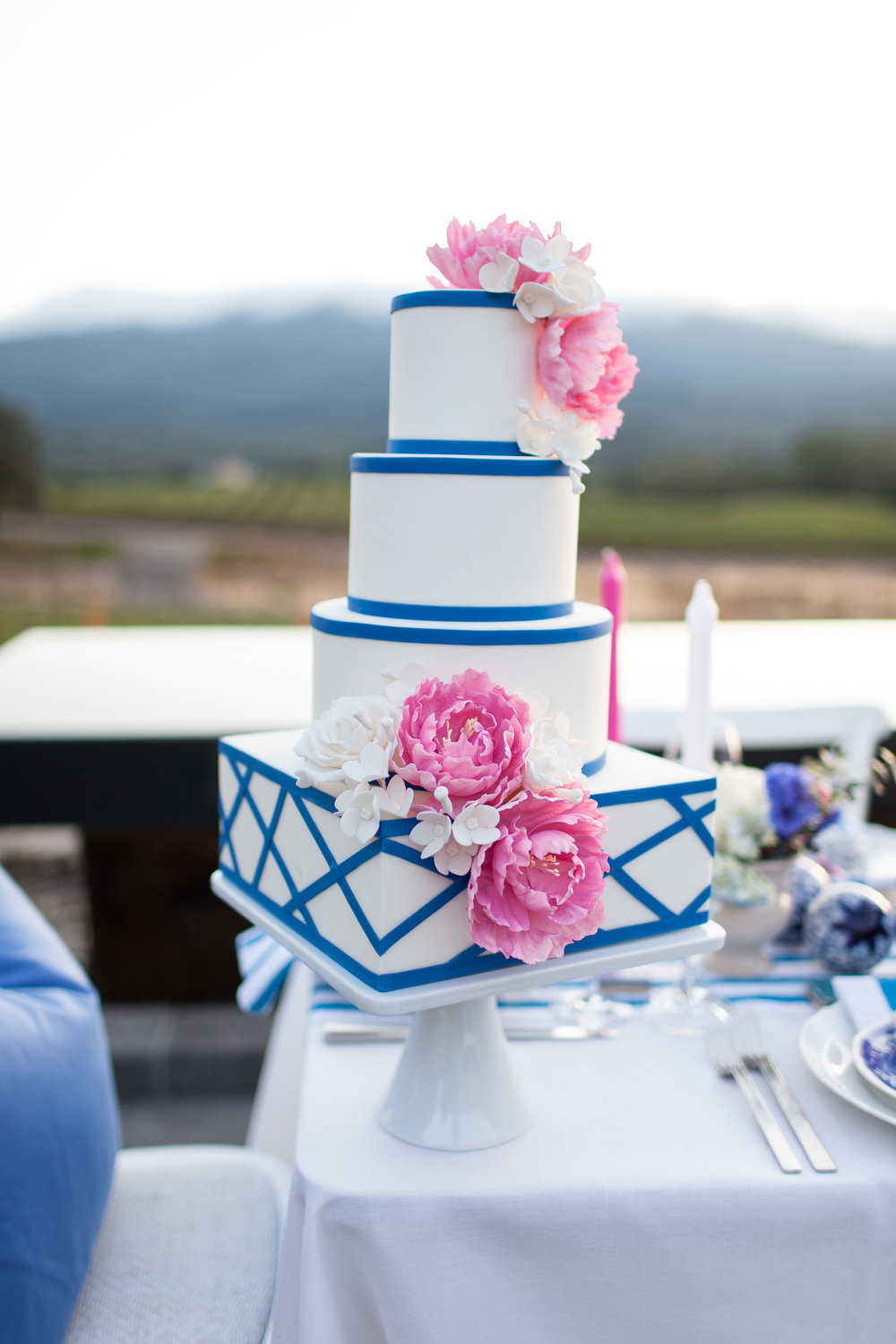 Blanc Et Bleu Wedding Julia Lake Parties