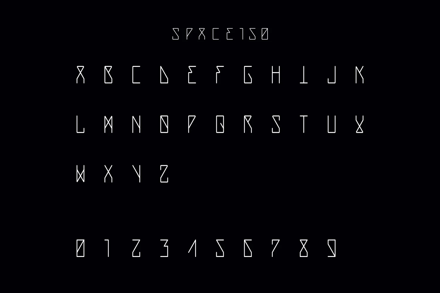 A proprietary typeface named F3NRIR was created to reflect a blending of nordic tradition with digital readouts.
