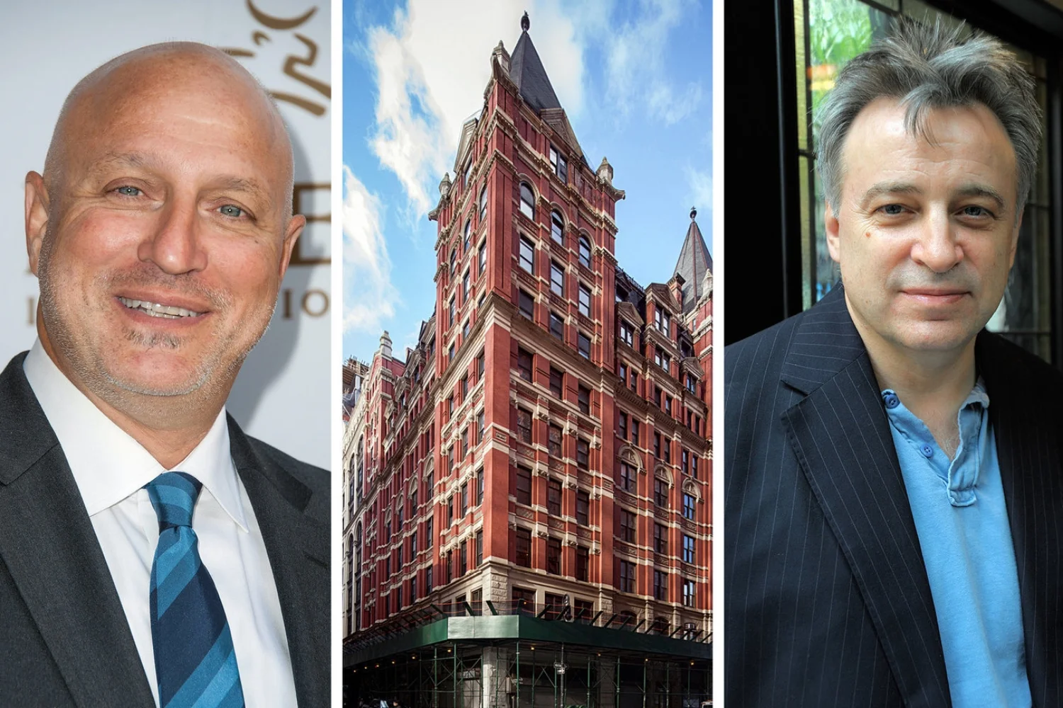Tom Colicchio (left) and Keith McNally (right) opened restaurants in the restored landmark hotel.