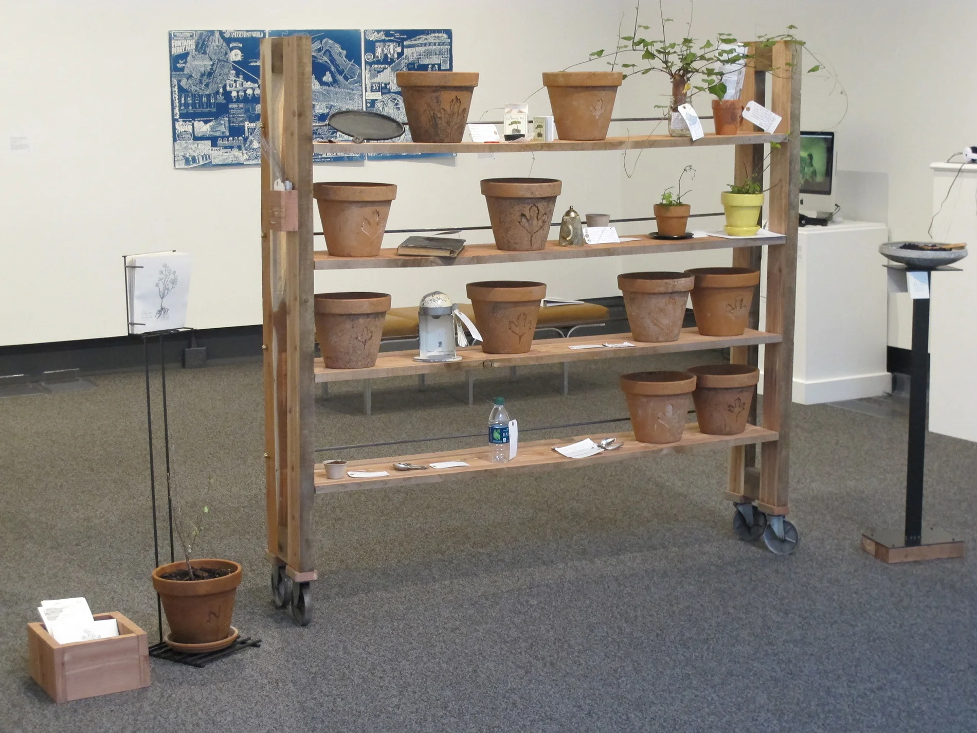 "Currant Exchange" in progress at the Carnegie Center for Art and History, New Albany, Indiana.