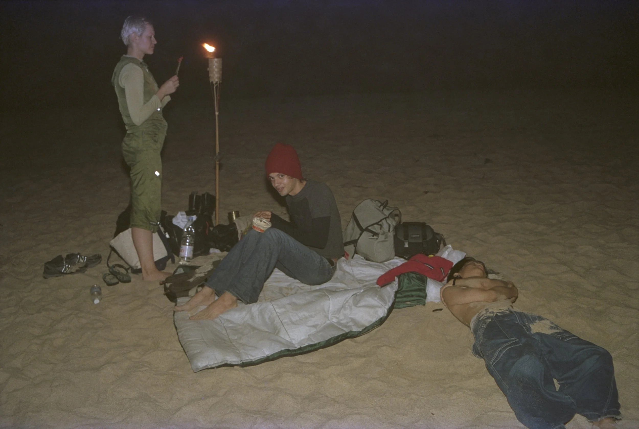  Nelia and James, Outlaw Beach party, Hamptons, August 2003 