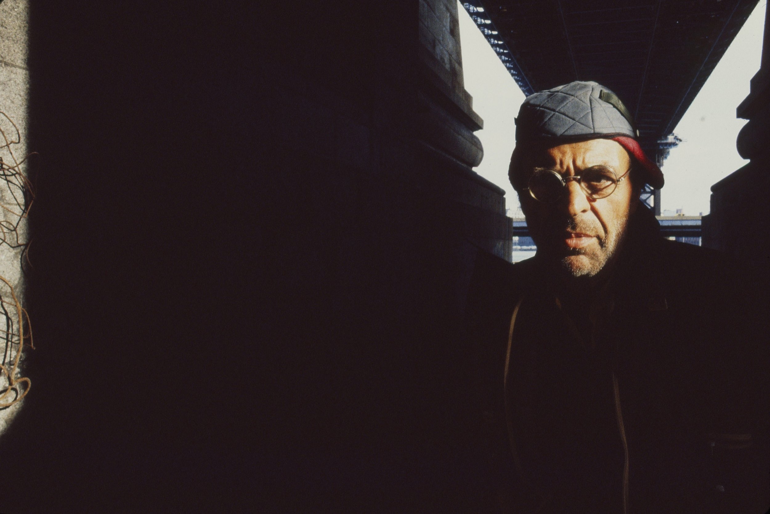  Chris Piper under the Manhattan Bridge, 1996 