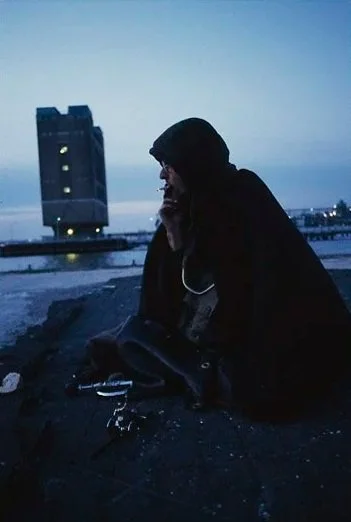  Chris Piper on Canal Street Pier, 1996 