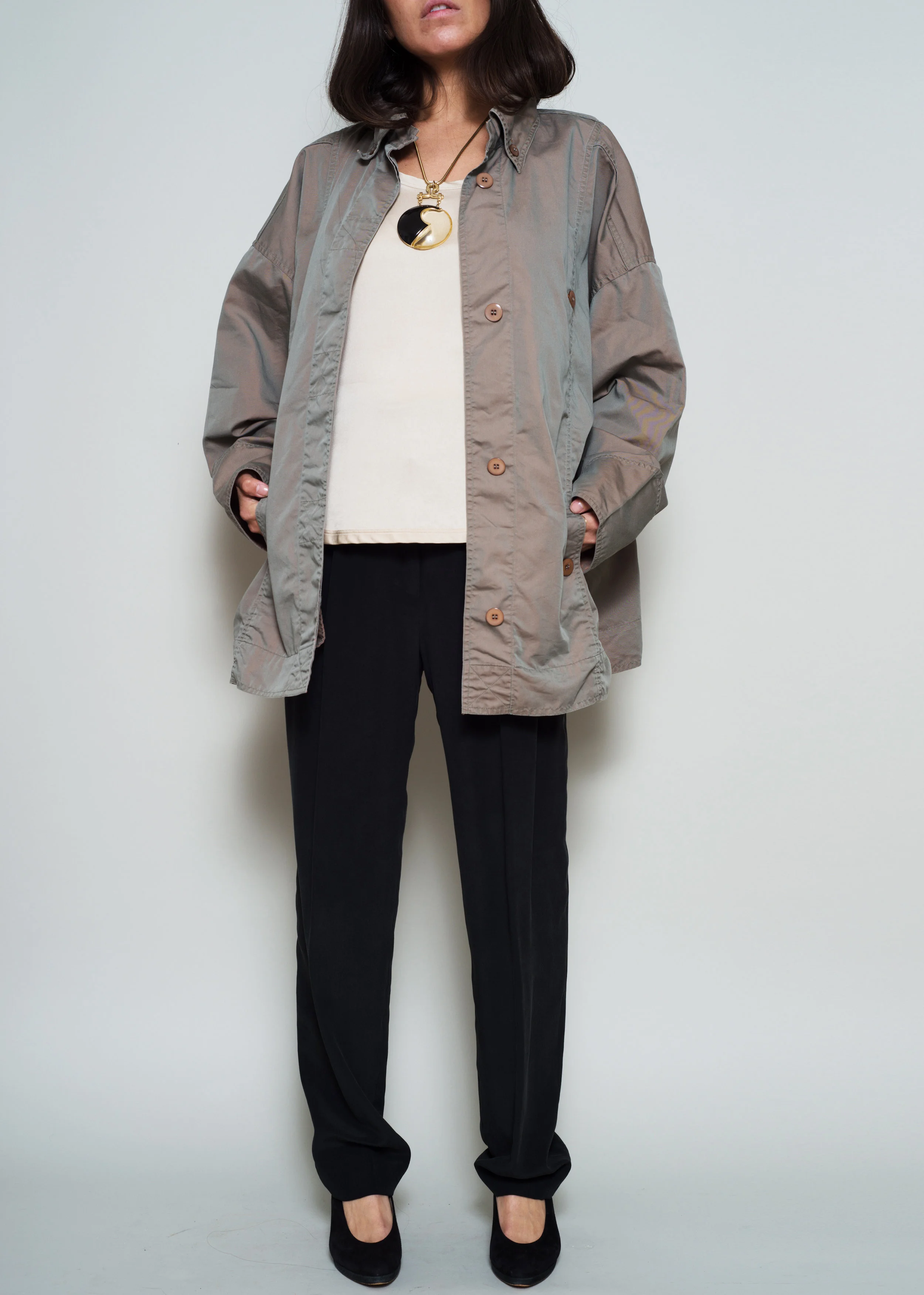 A Part of the Rest Vintage 80s Karl Lagerfeld Oversize Fatigue Jacket 2