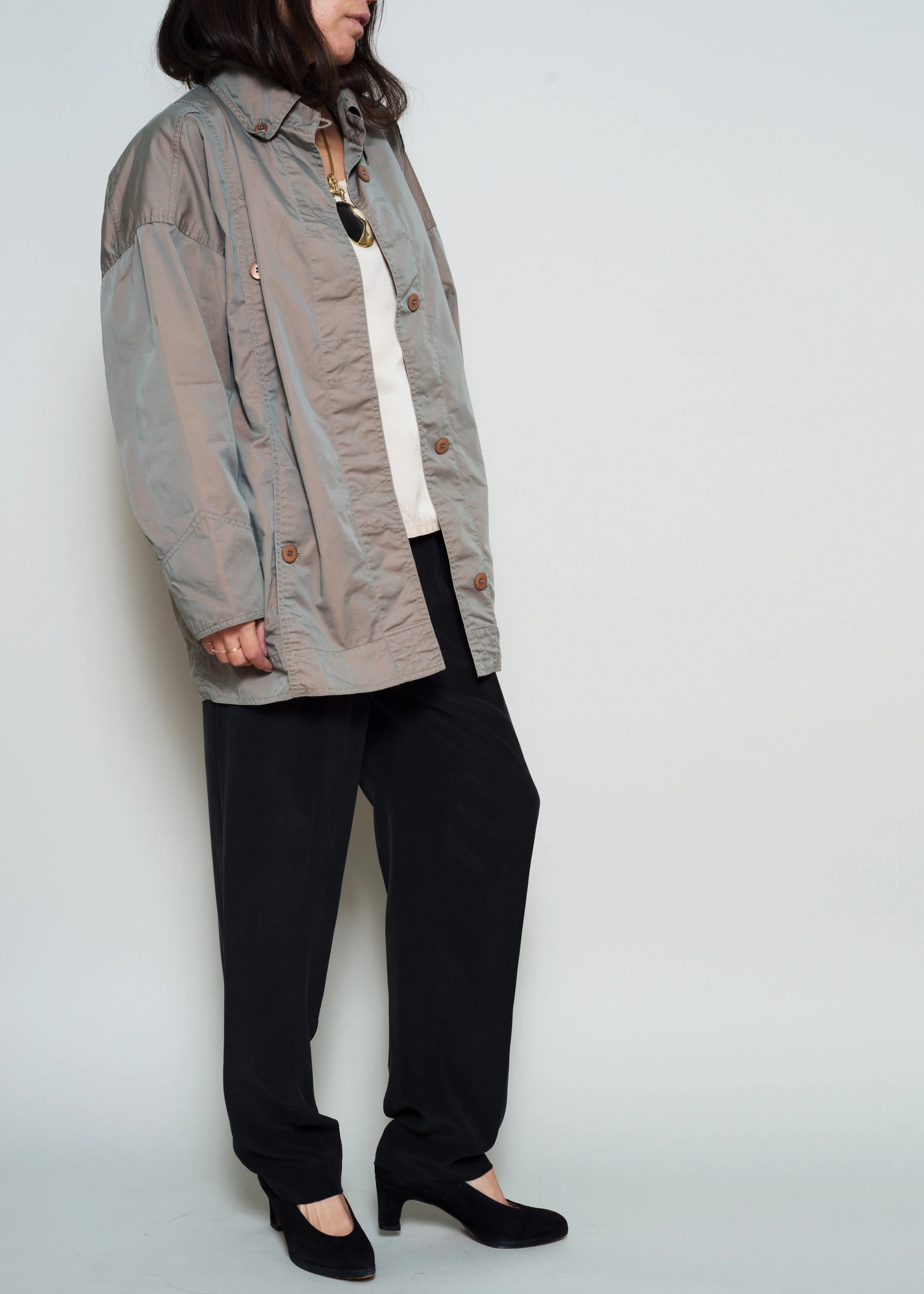 A Part of the Rest Vintage 80s Karl Lagerfeld Oversize Fatigue Jacket 3