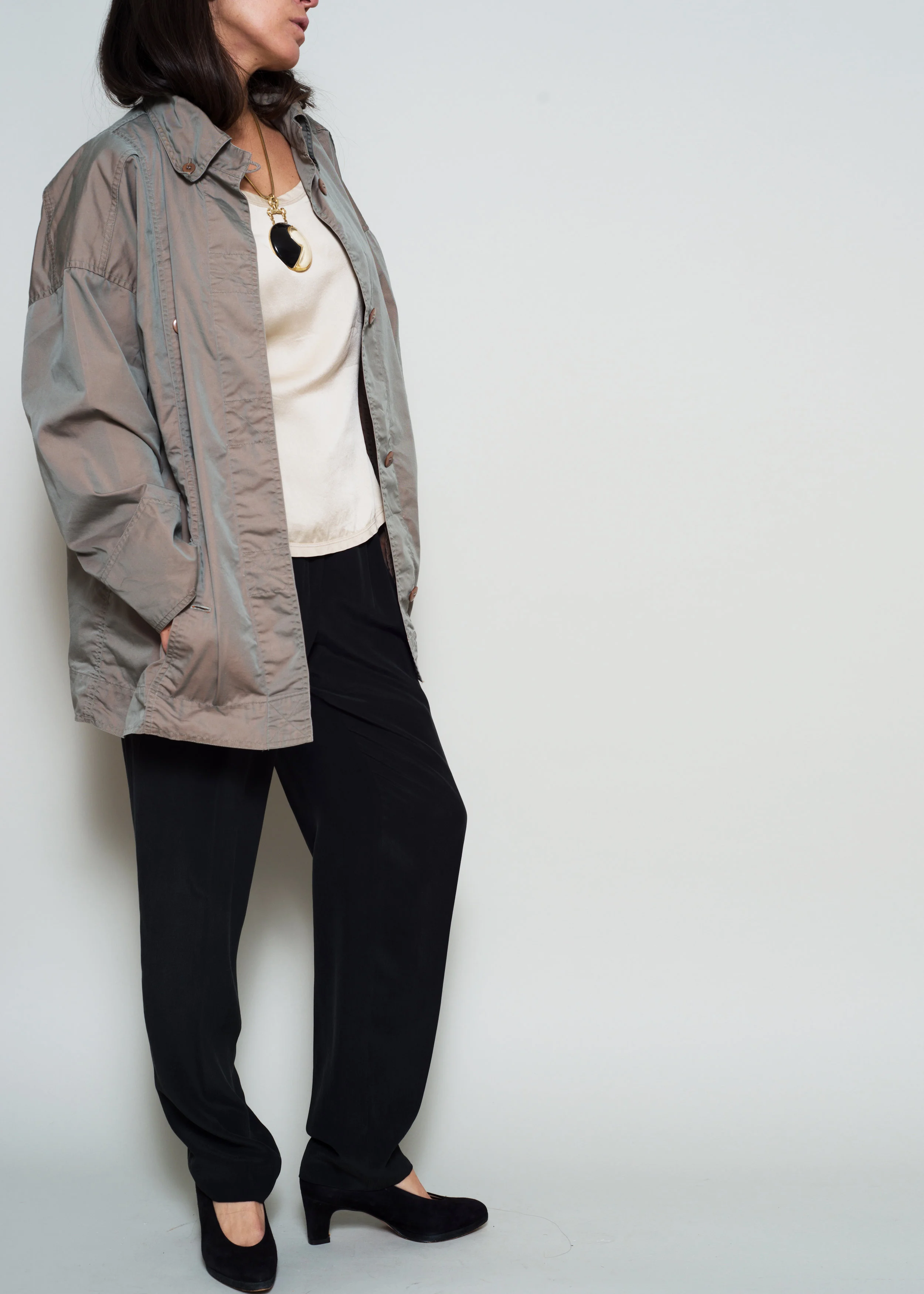 A Part of the Rest Vintage 80s Karl Lagerfeld Oversize Fatigue Jacket 6