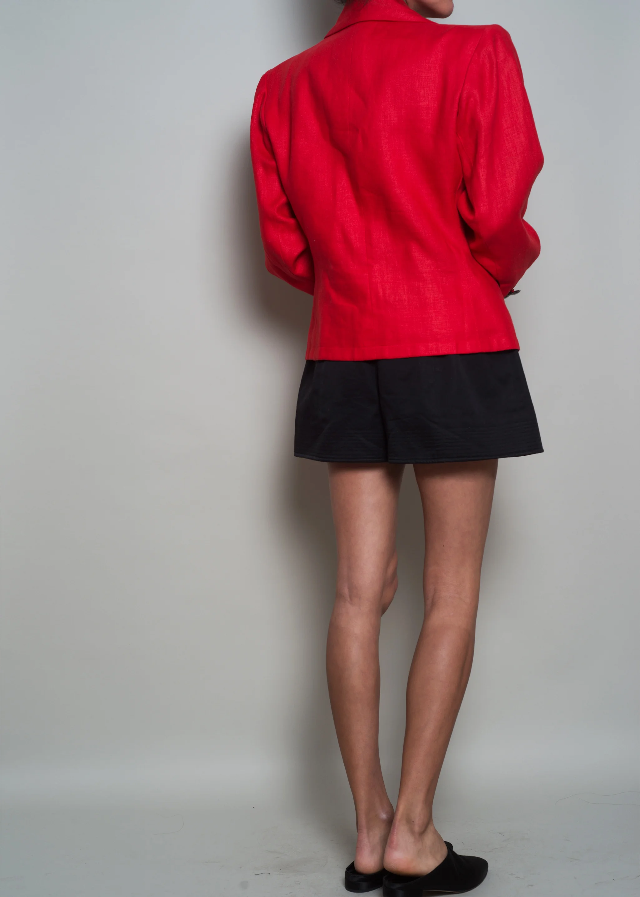 A_Part_of_the_Rest_Vintage_1980s_YSL_Yves_Saint_Laurent_Rive_Gauche_Red_Linen_Blazer007.jpg