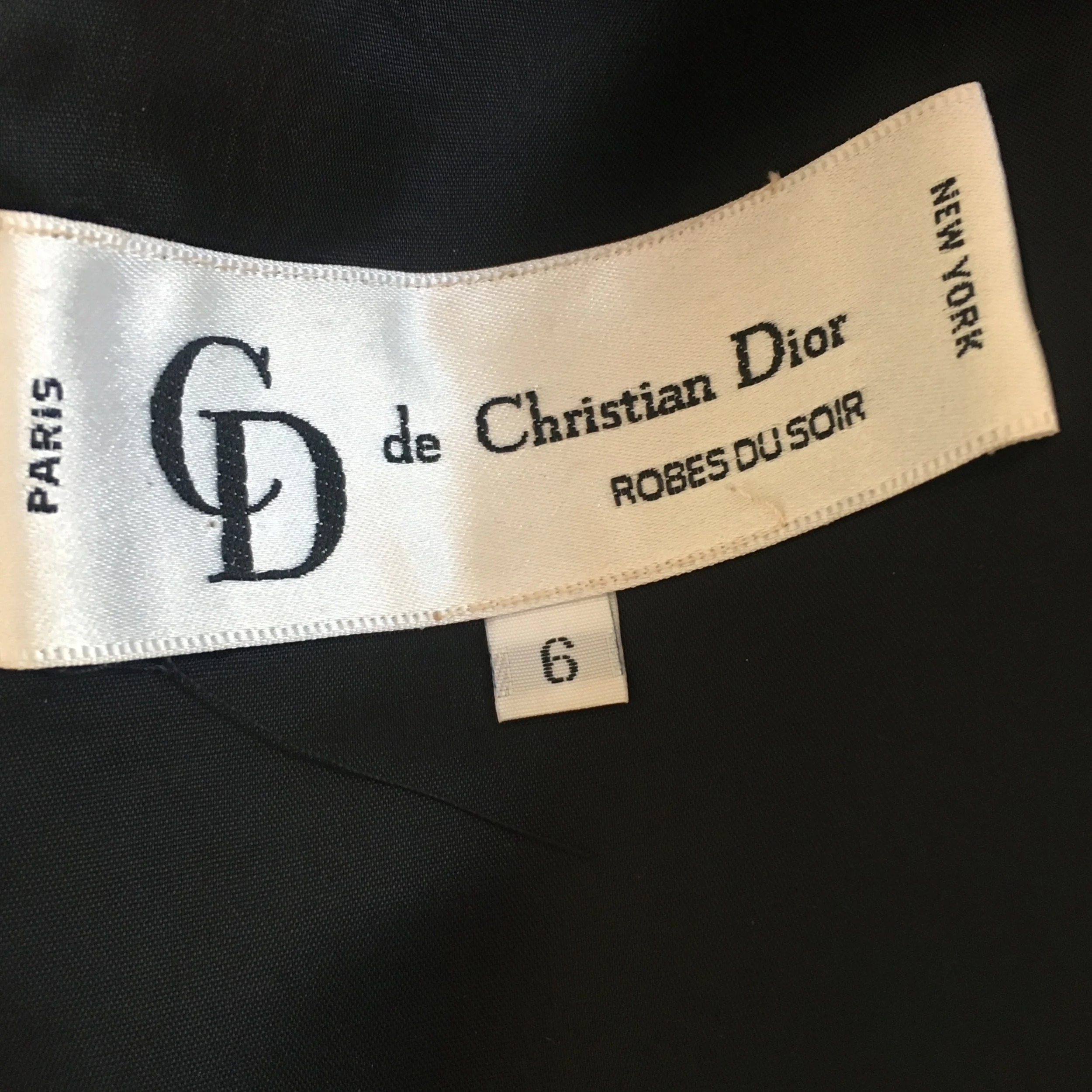 A_Part_of_the_Rest_Vintage_1980s_Designer_Christian_Dior_Polka_Dot_Yellow_Black_Dress_tag.jpg