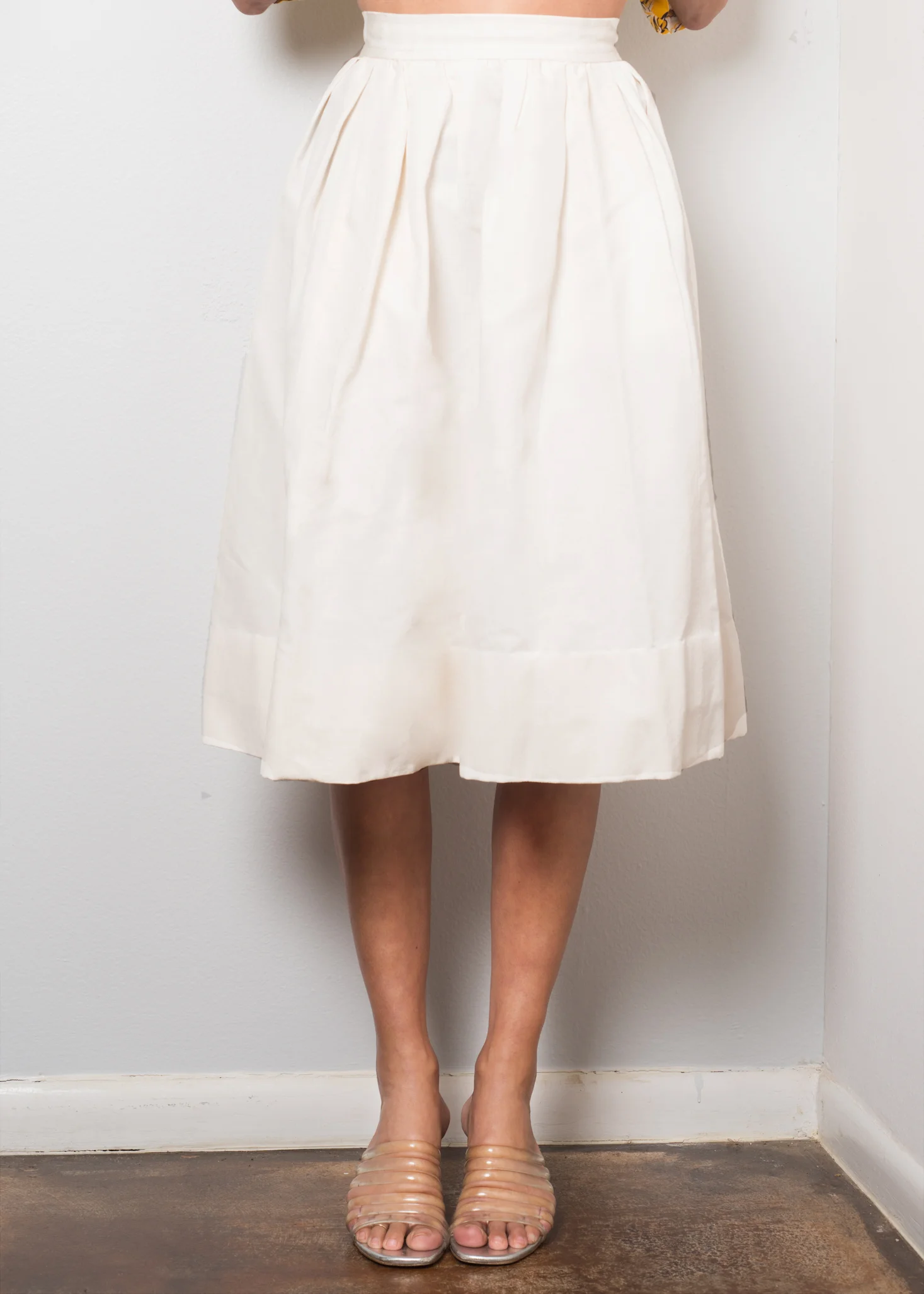 A_Part_of_the_rest_vintage_1970s_1980s_Norma_Kamali_Tropic_Crop_Top_YSL_Saint_Laurent_Faille_white_Skirt_003.jpg