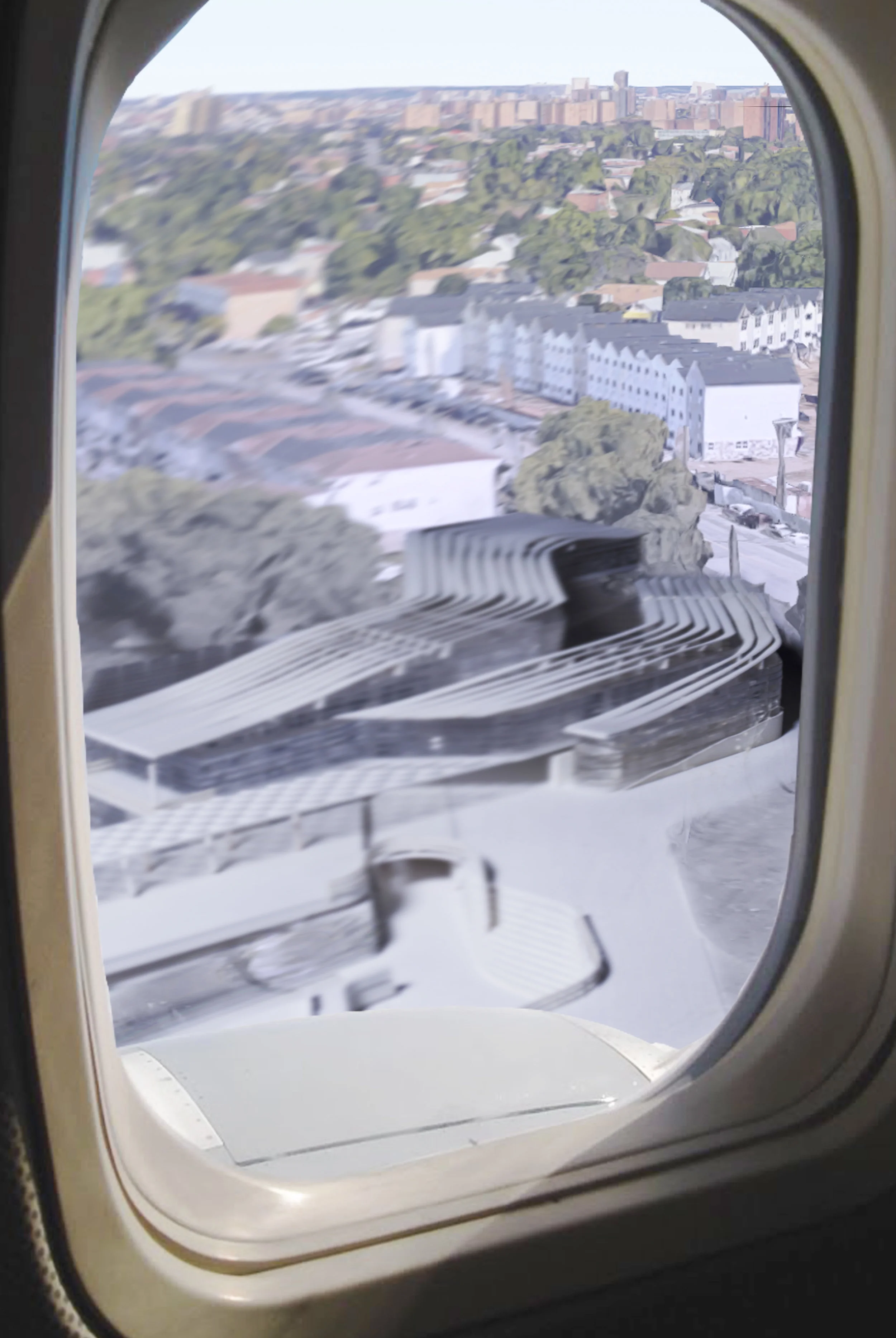 View from flight leaving LaGuardia Airport