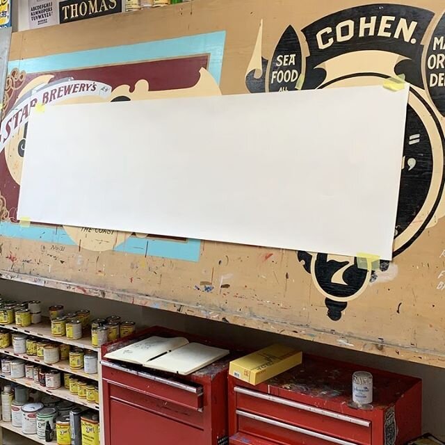 Paper banner commissioned by our neighbourhood supermarket @simplyfreshe2 ✌️😷 SWIPE ⬅️
.
.
#handpainted #handpaintedsigns #signpainting #handlettering #lettering #handmadefont #handdrawntype #typography #customtype #calligraphy #design #tattoo #type