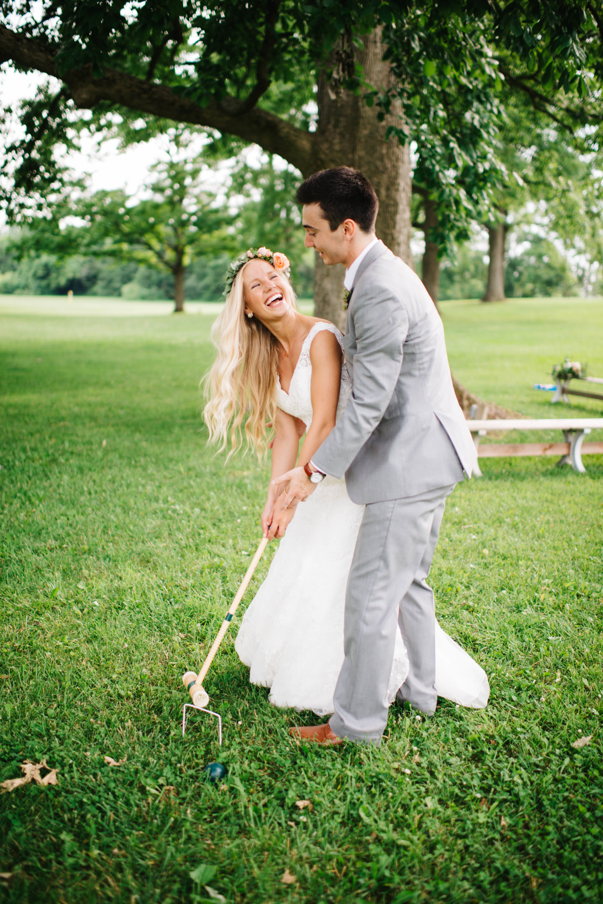 Barn at Kennedy Farms Green and Pink Wedding | Erika Aileen Photography