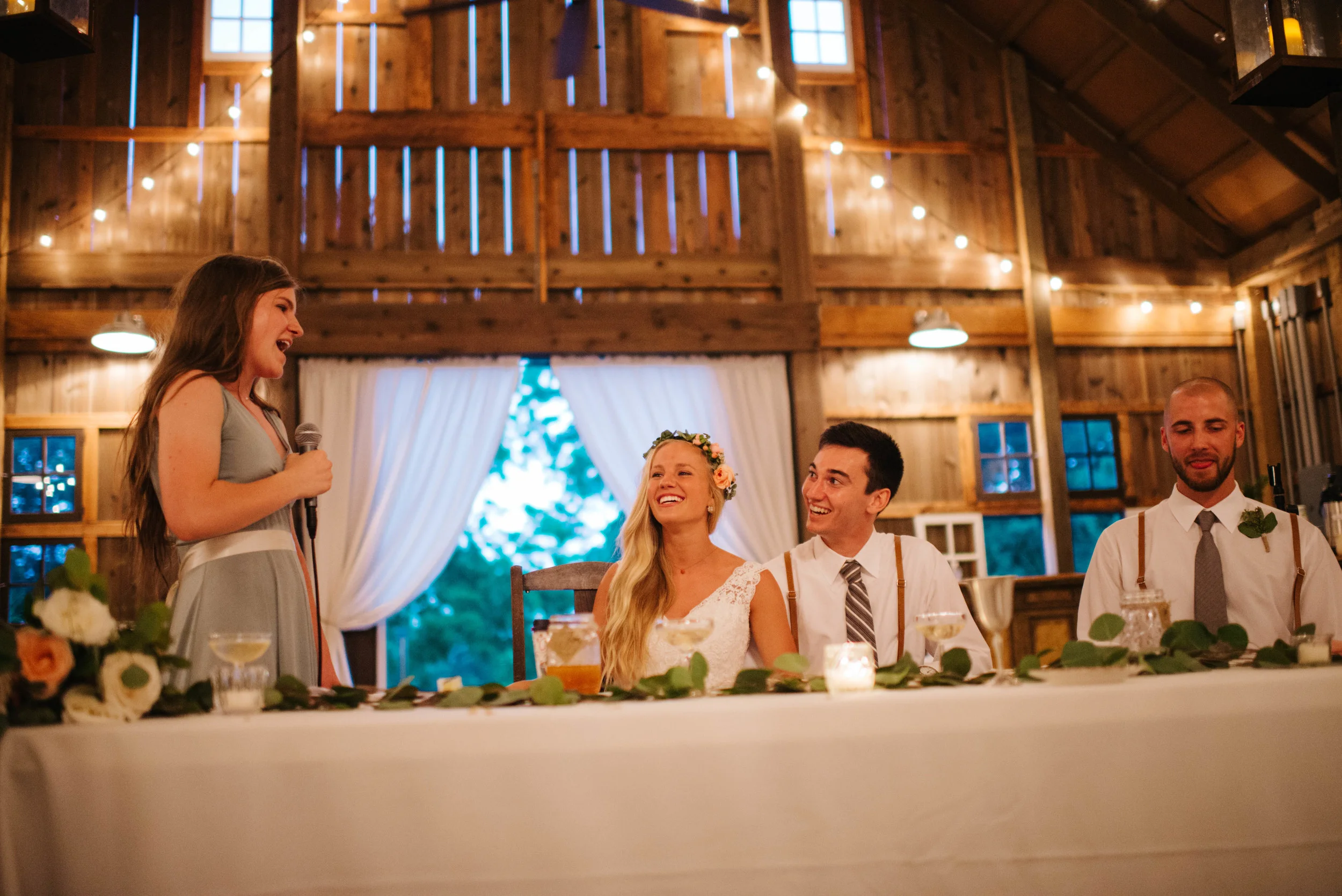 Barn at Kennedy Farms Green and Pink Wedding | Erika Aileen Photography