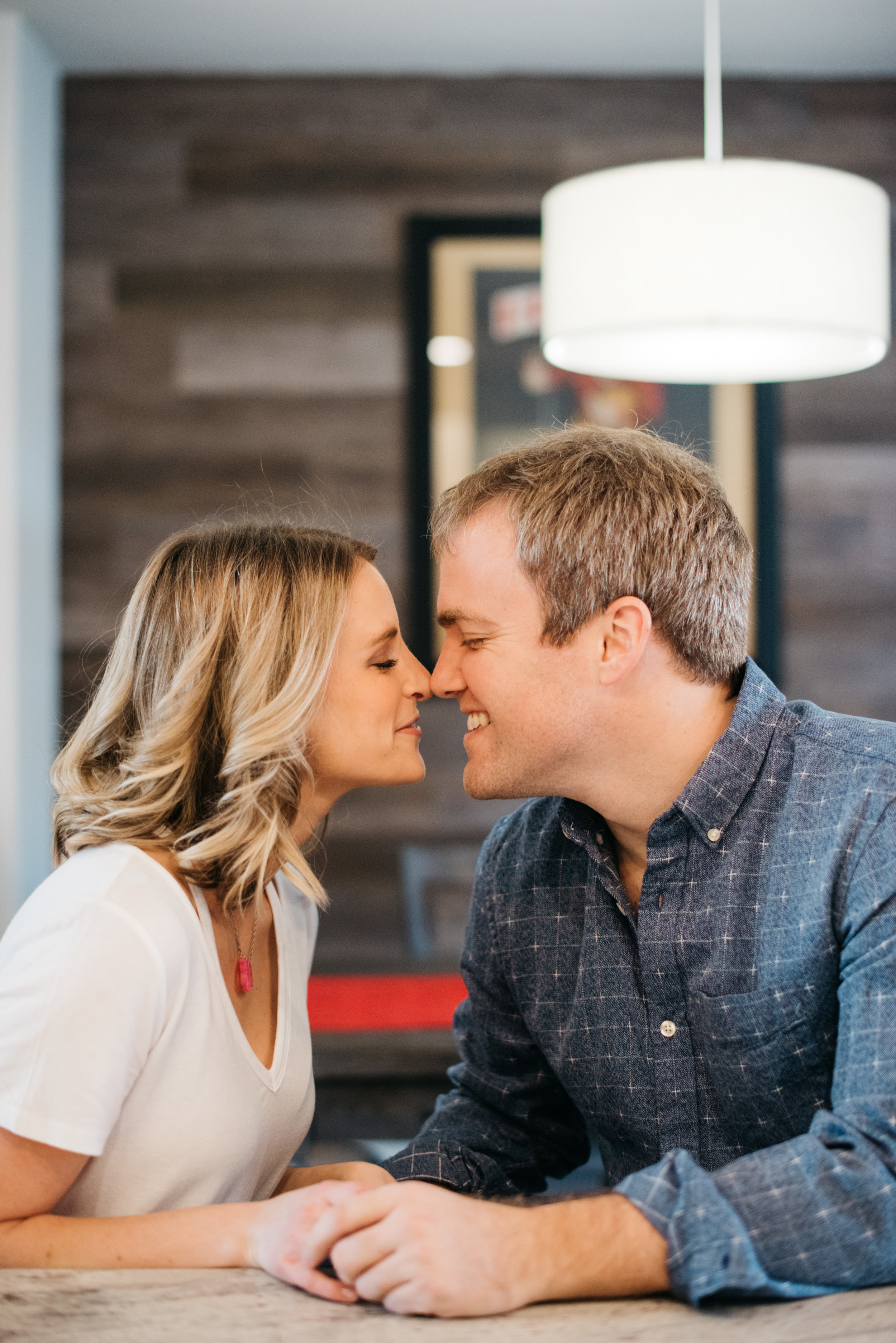 Modern At Home Engagement Session Erika Aileen Photography Indianapolis Indiana