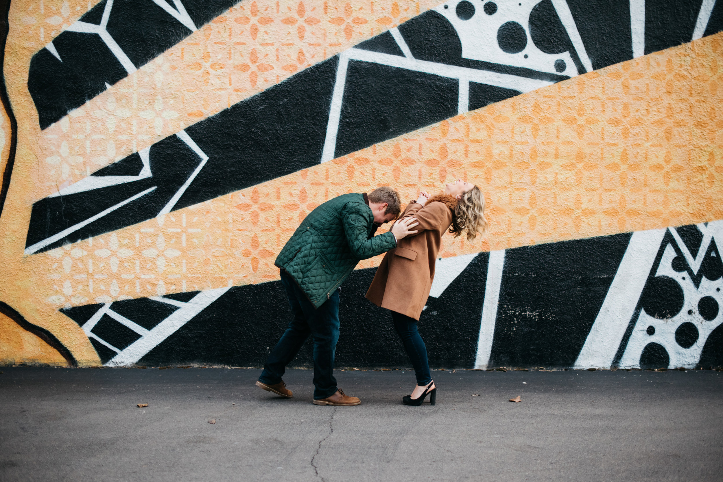 Mass Ave Engagement Session Erika Aileen Photography Indianapolis Indiana