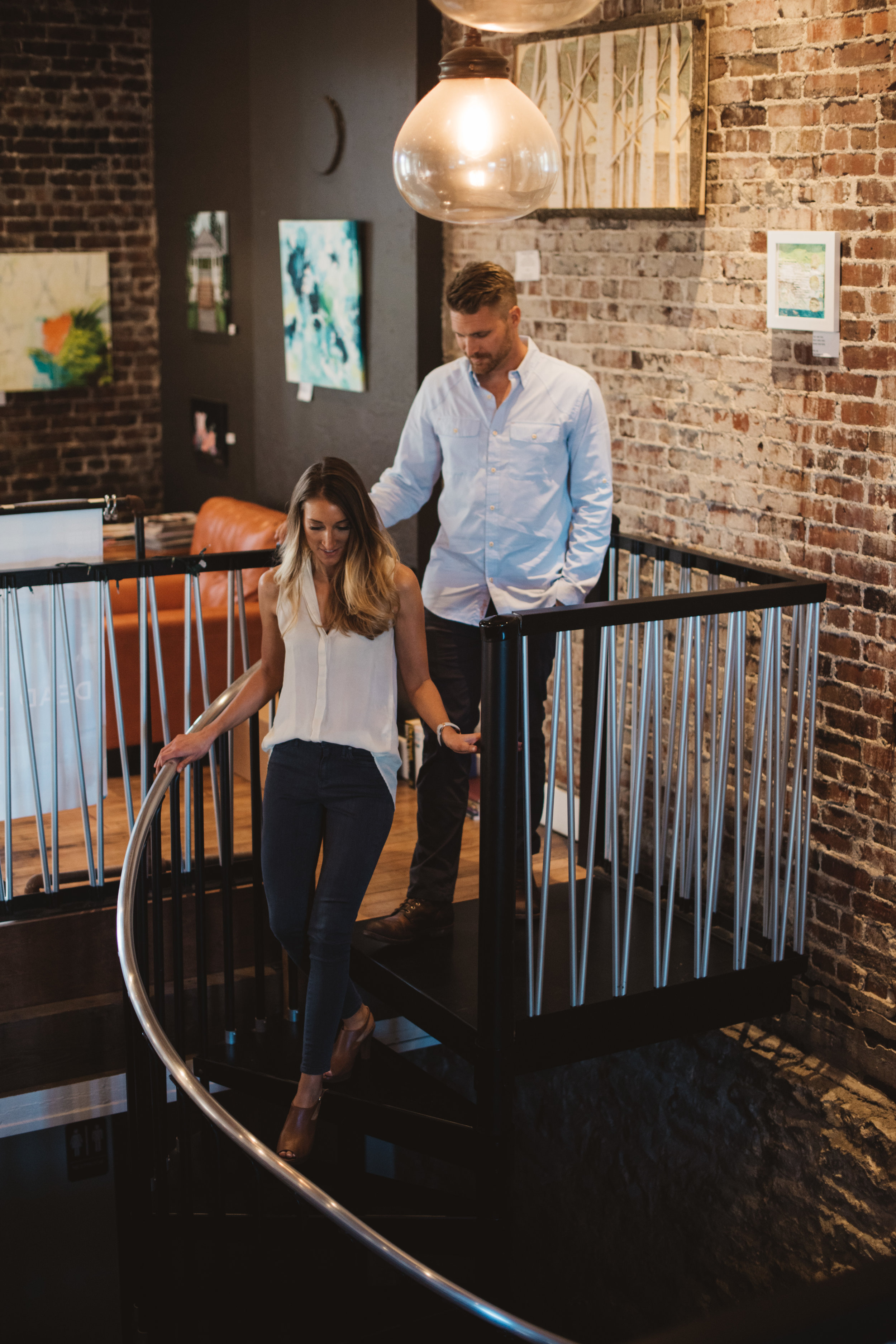 Erika Aileen Photography Fort Benjamin Harrison Porter Books Engagement Session Indianapolis Wedding Photographer