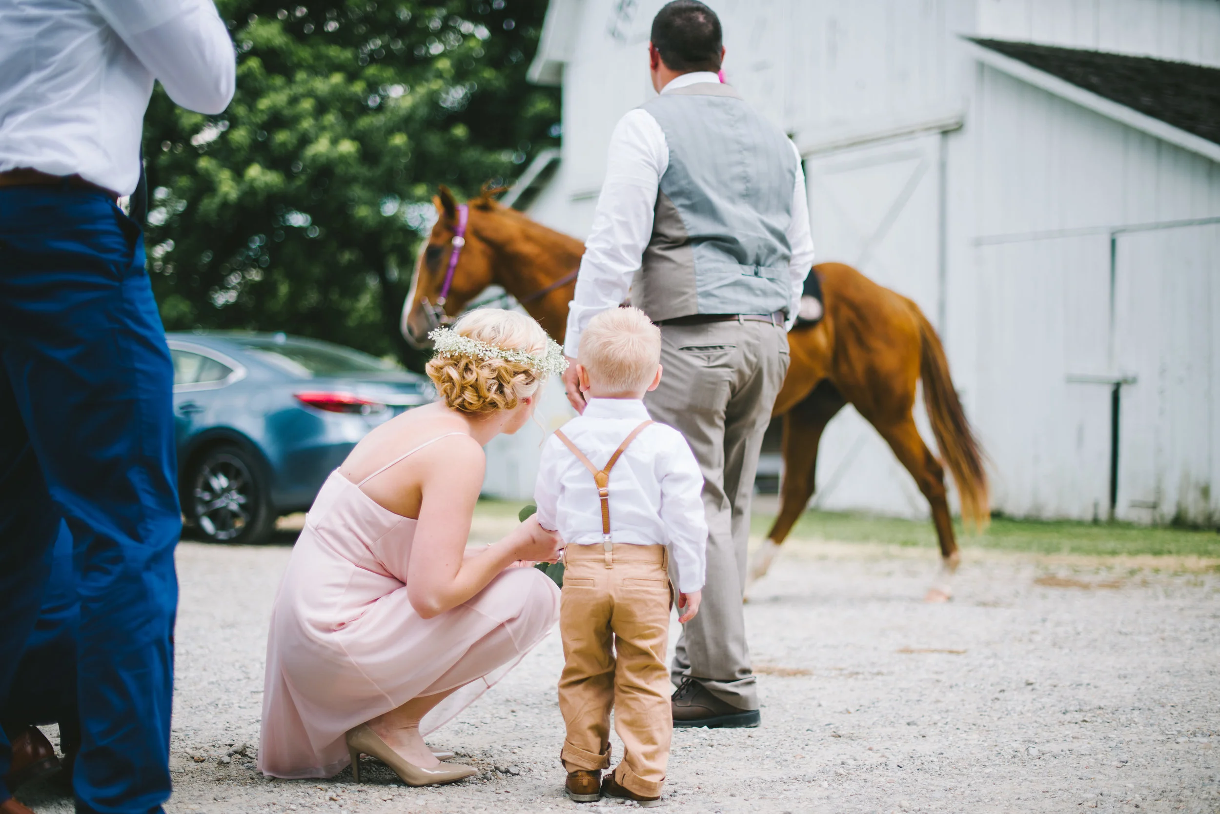 Sandy Pines Wedding Demotte Indiana Erika Aileen Photography